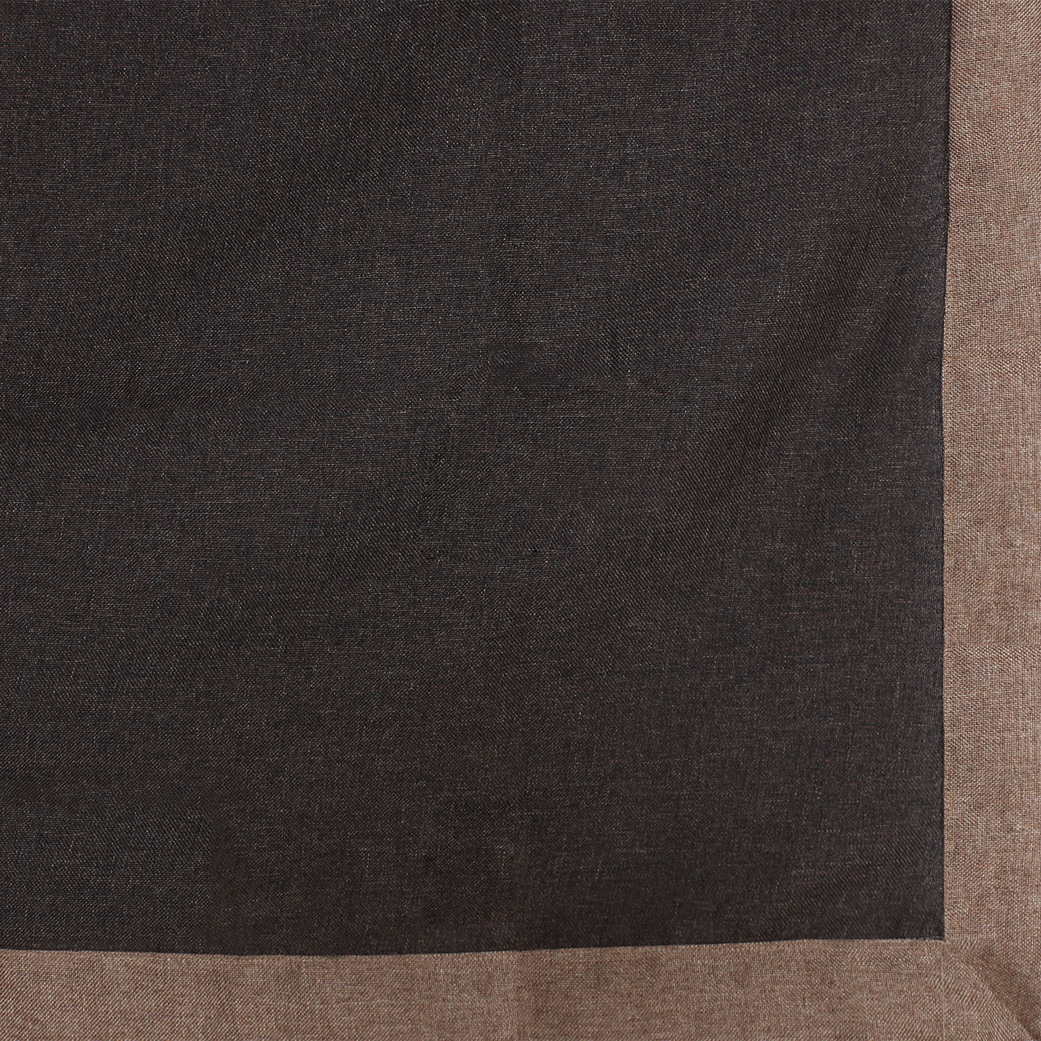 Kuber Industries Center Table Cover|Luxurious Jute Tablecloth|Slip Resistant Protector Table Top Cover With Jutelace Border, 40x60 Inch (Brown)