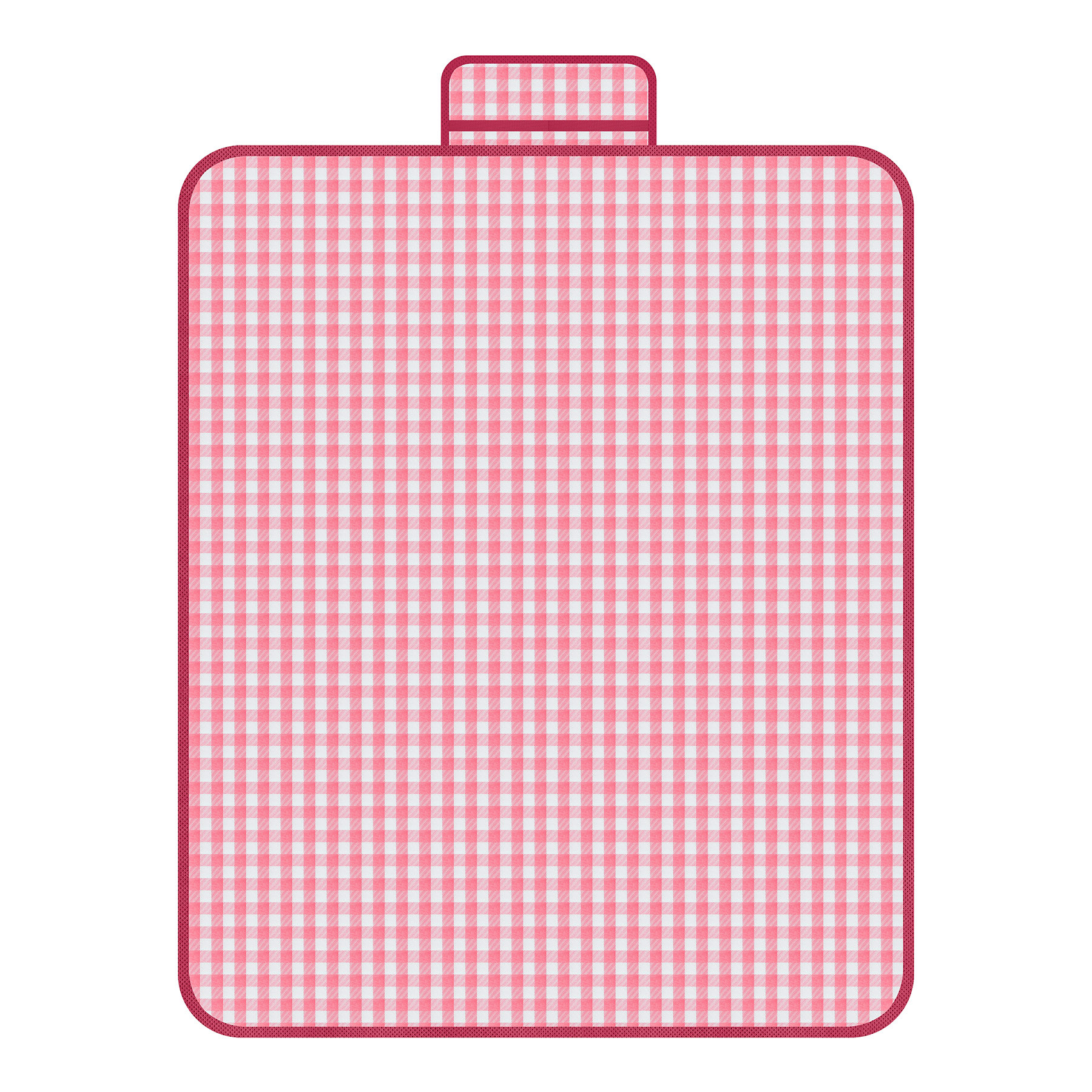 Kuber Industries Chatai Mat | Foldable Chatai for Travel | Sleeping Mat for Floor | Bedsheet & Mattress Protector | Floor Chatai Mat for Yoga | Chatai for Picnic | Check-Design | Pink