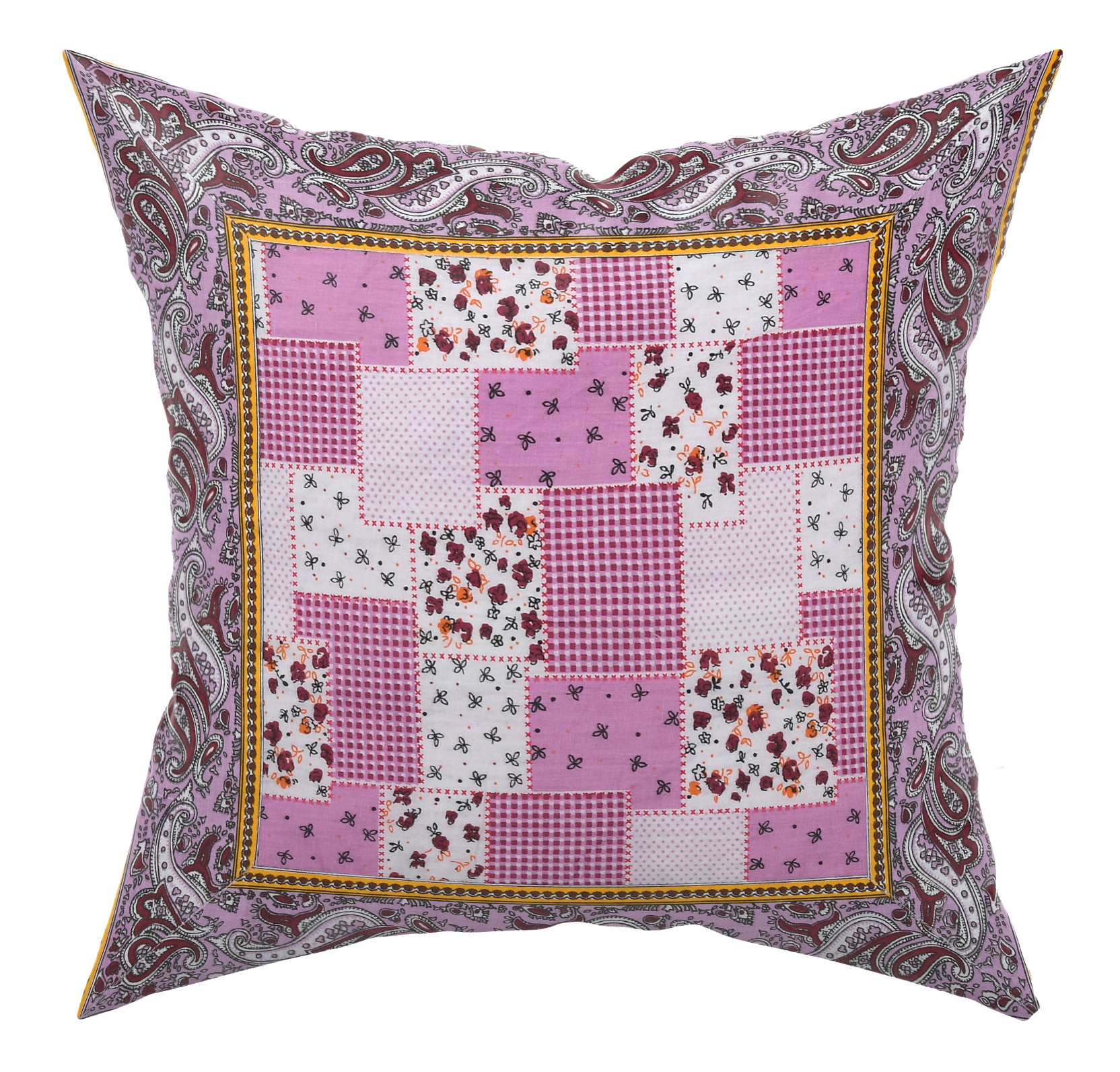 Kuber Industries Check Design Cotton Abstract Decorative Throw Pillow/Cushion Covers 16