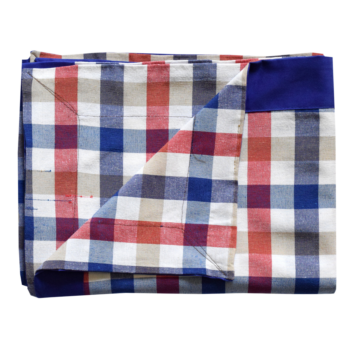Kuber Industries Check Print Cotton Center Table Cover/Table Cloth For Home Decorative Luxurious 4 Seater, 60