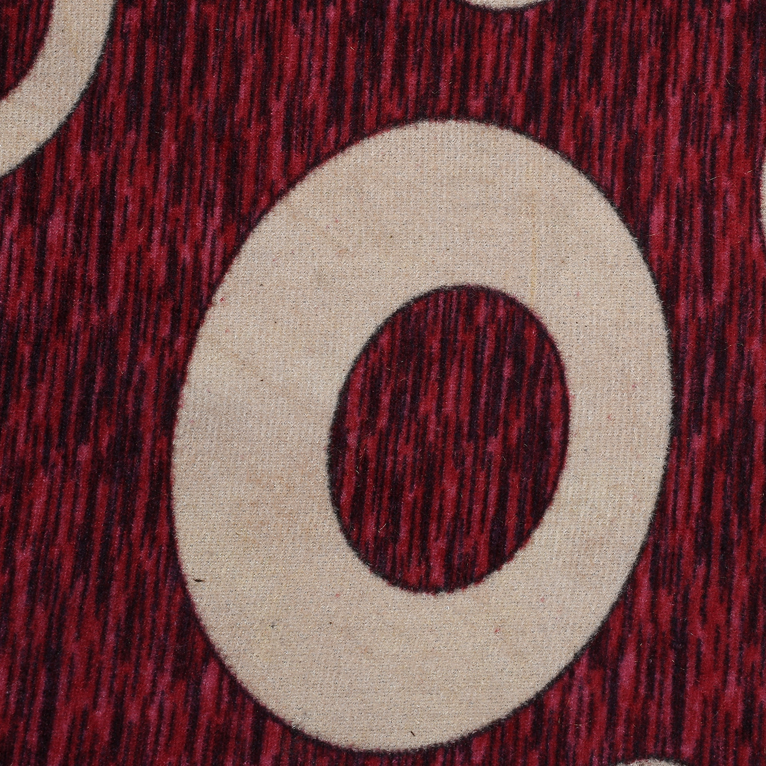 Kuber Industries Circle print Design Durable Microfiber Door Mat, Heavy Duty Doormat, Indoor Outdoor, Easy Clean, Waterproof, Low-Profile Mats for Entry, Patio, Garage (Maroon)-33_S_KUBQMART11456