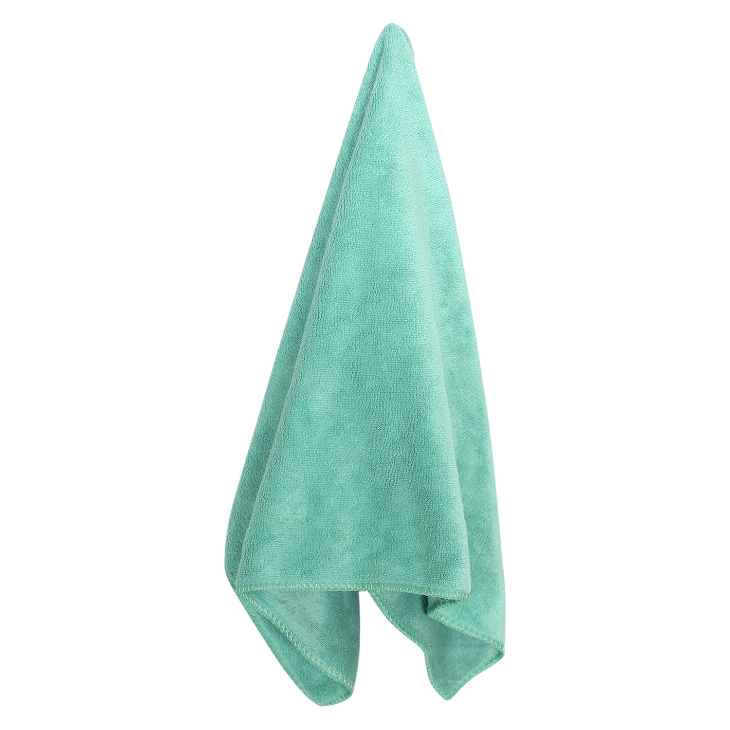 Kuber Industries Cleaning Cloths|Microfiber Highly Absorbent Wash Towels for Kitchen,Car,Window,24 x 16 Inch (Green)