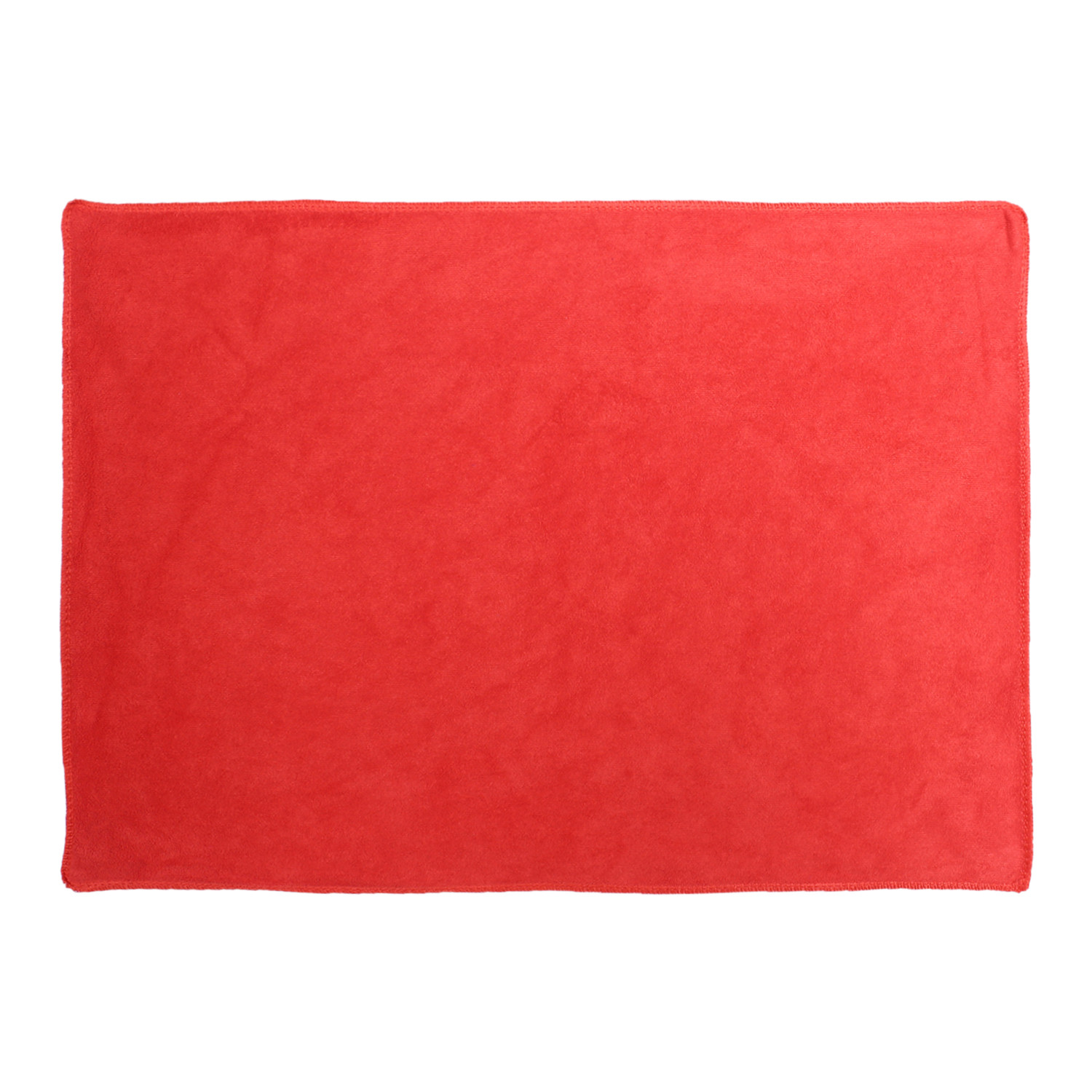Kuber Industries Cleaning Cloths|Microfiber Highly Absorbent Wash Towels for Kitchen,Car,Window,24 x 16 Inch (Red)