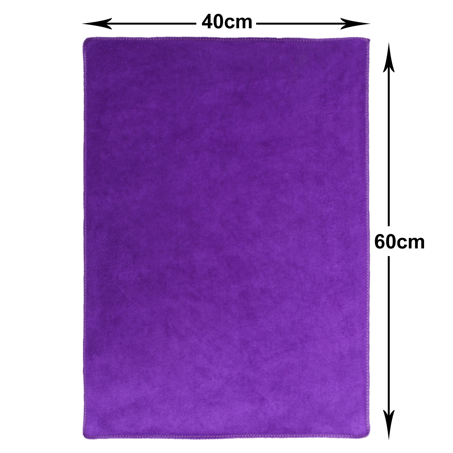Kuber Industries Cleaning Cloths|Microfiber Highly Absorbent Wash Towels for Kitchen,Car,Window,24 x 16 Inch,Pack of 2 (Red & Purple)