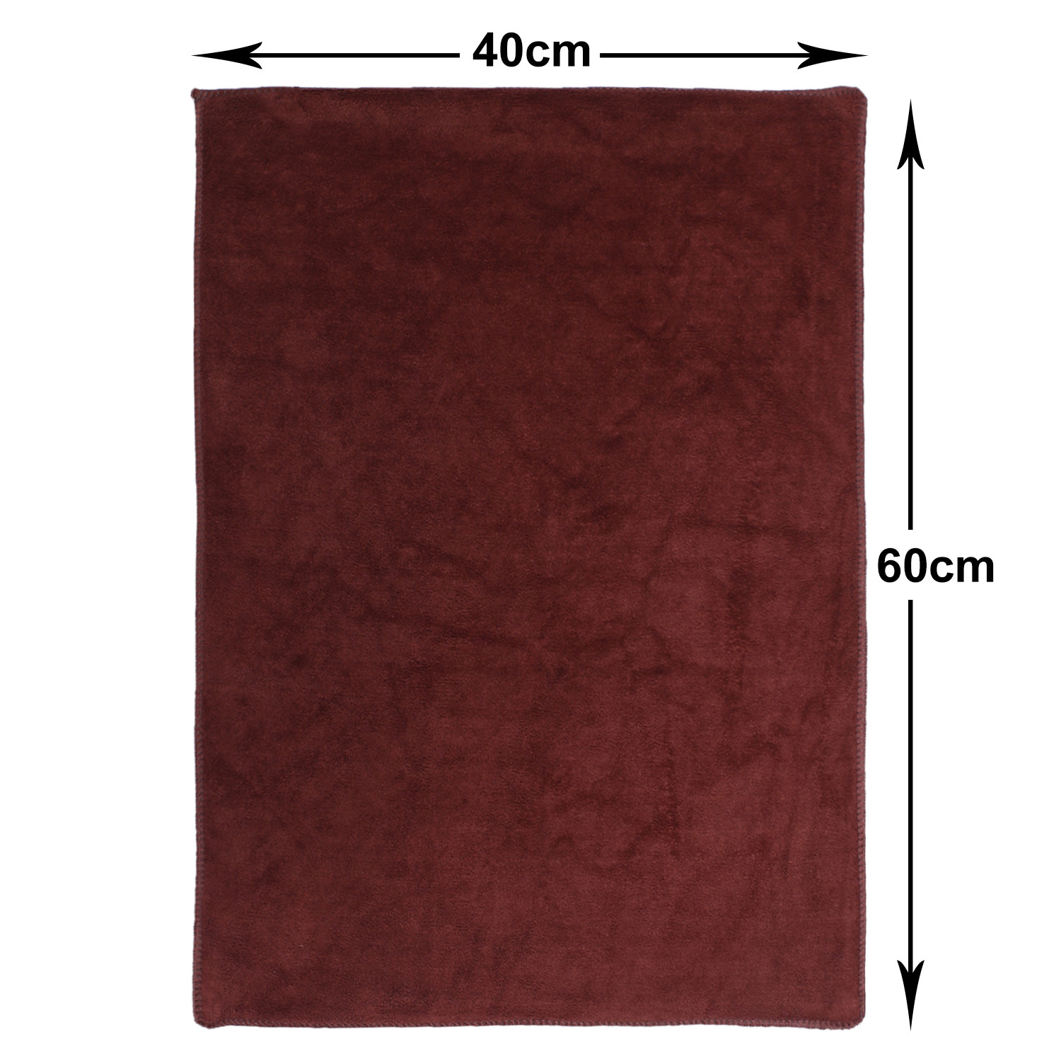 Kuber Industries Cleaning Cloths|Microfiber Highly Absorbent Wash Towels for Kitchen,Car,Window,24 x 16 Inch,Pack of 3 (Blue,Purple & Brown)