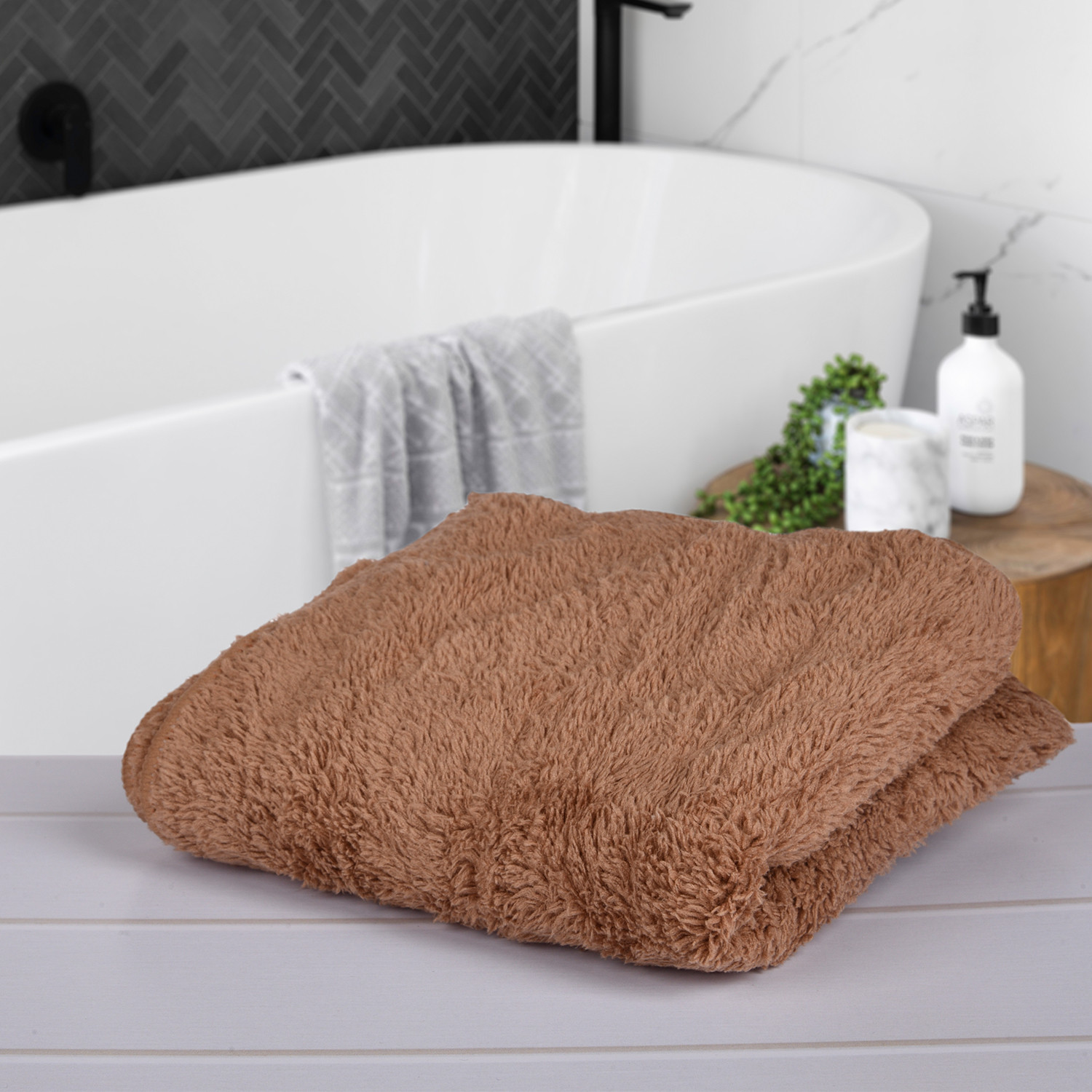 Kuber Industries Cleaning Towel  Reusable Cleaning Cloths for Kitchen  Duster Towel for Home Cleaning  350 GSM Cleaning Cloth Towel for Car  Bike  30x60  Brown