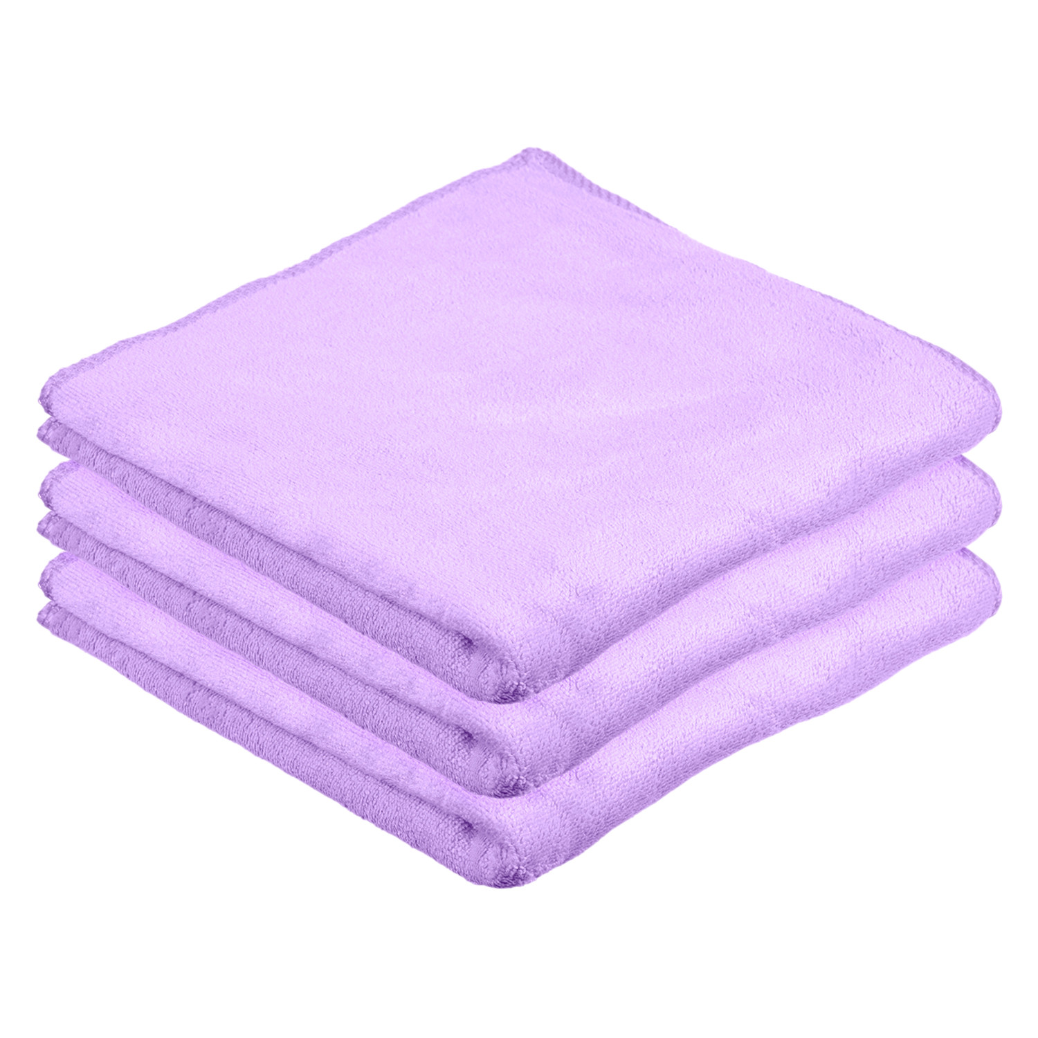 Kuber Industries Cleaning Towel | Reusable Cleaning Cloths for Kitchen | Duster Towel for Home Cleaning | 400 GSM Cleaning Cloth Towel for Car | Bike | 50x70 | Purple