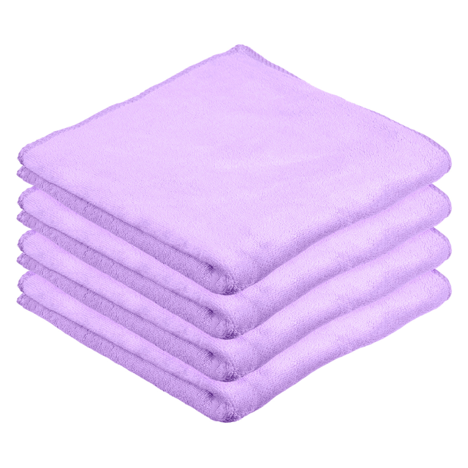 Kuber Industries Cleaning Towel | Reusable Cleaning Cloths for Kitchen | Duster Towel for Home Cleaning | 400 GSM Cleaning Cloth Towel for Car | Bike | 50x70 | Purple
