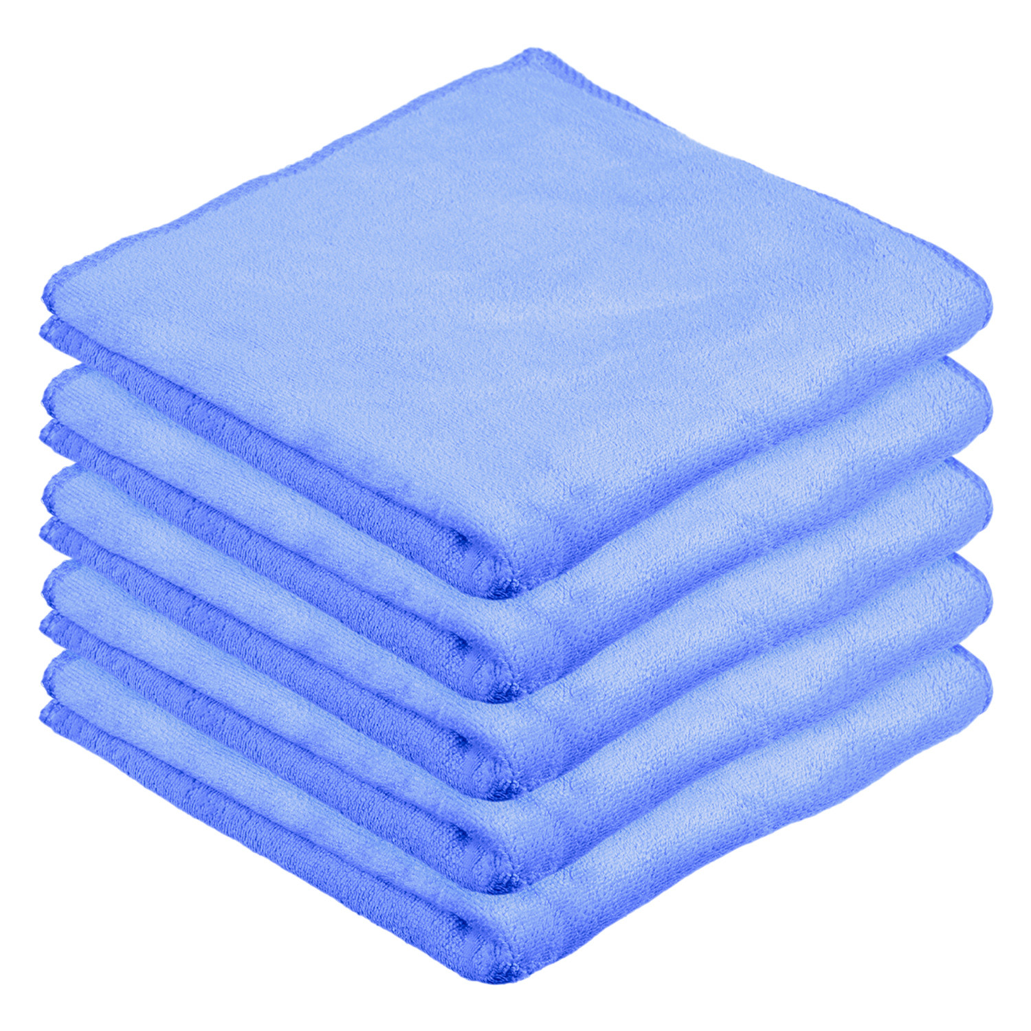 Kuber Industries Cleaning Towel | Reusable Cleaning Cloths for Kitchen | Duster Towel for Home Cleaning | 400 GSM Cleaning Cloth Towel for Car | Bike | 50x70 | Blue