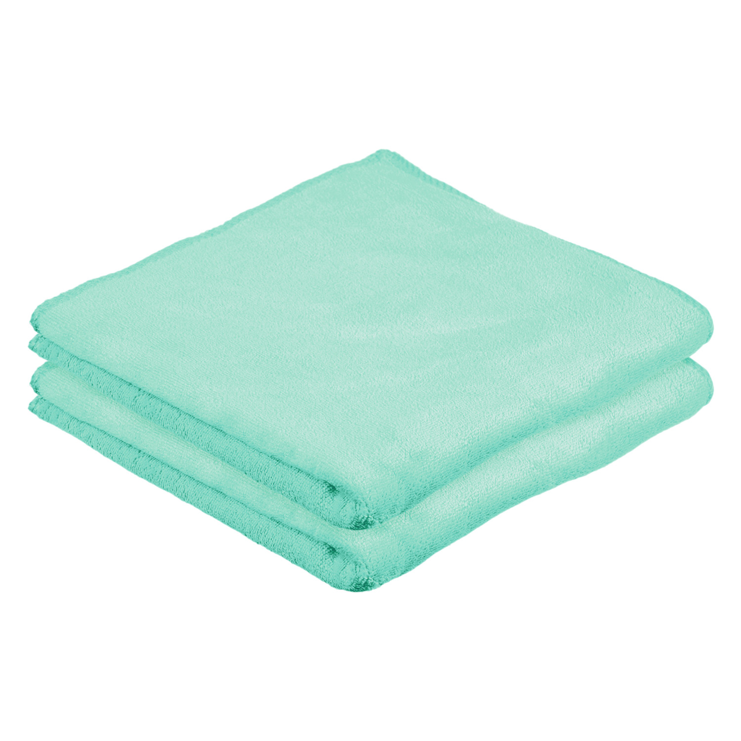 Kuber Industries Cleaning Towel | Reusable Cleaning Cloths for Kitchen | Duster Towel for Home Cleaning | 400 GSM Cleaning Cloth Towel for Car | Bike | 50x70 | Green