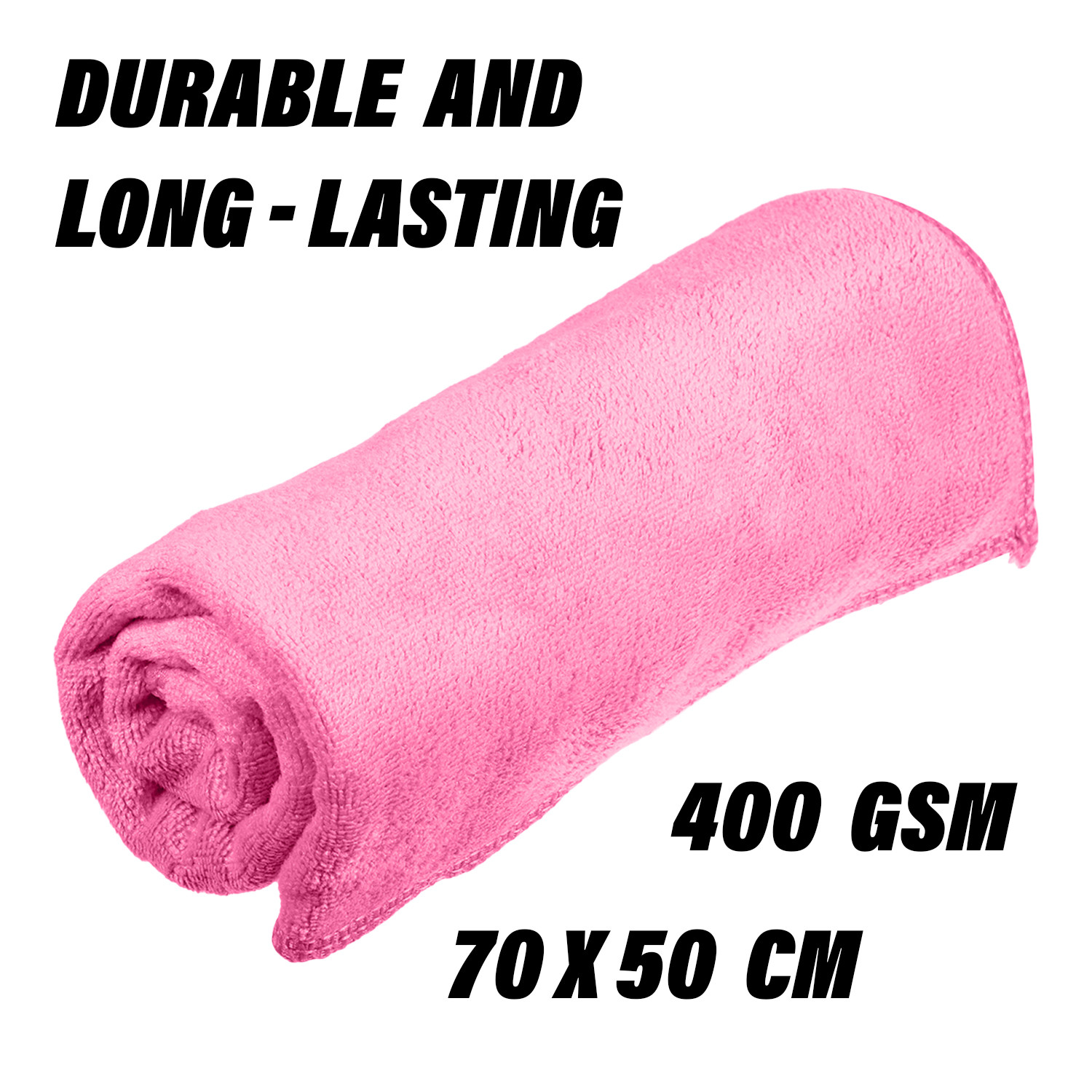 Kuber Industries Cleaning Towel | Reusable Cleaning Cloths for Kitchen | Duster Towel for Home Cleaning | 400 GSM Cleaning Cloth Towel for Car | Bike | 50x70 | Pack of 3 | Multi