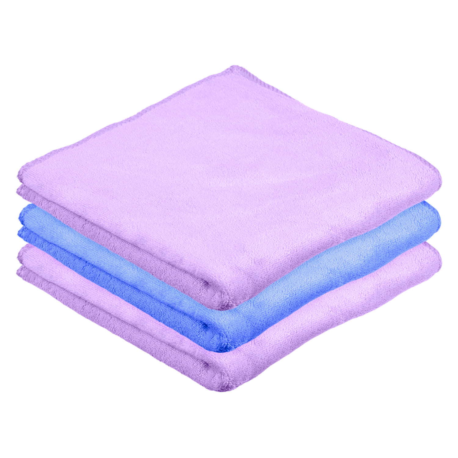 Kuber Industries Cleaning Towel | Reusable Cleaning Cloths for Kitchen | Duster Towel for Home Cleaning | 400 GSM Cleaning Cloth Towel for Car | Bike | 50x70 | Pack of 3 | Multi