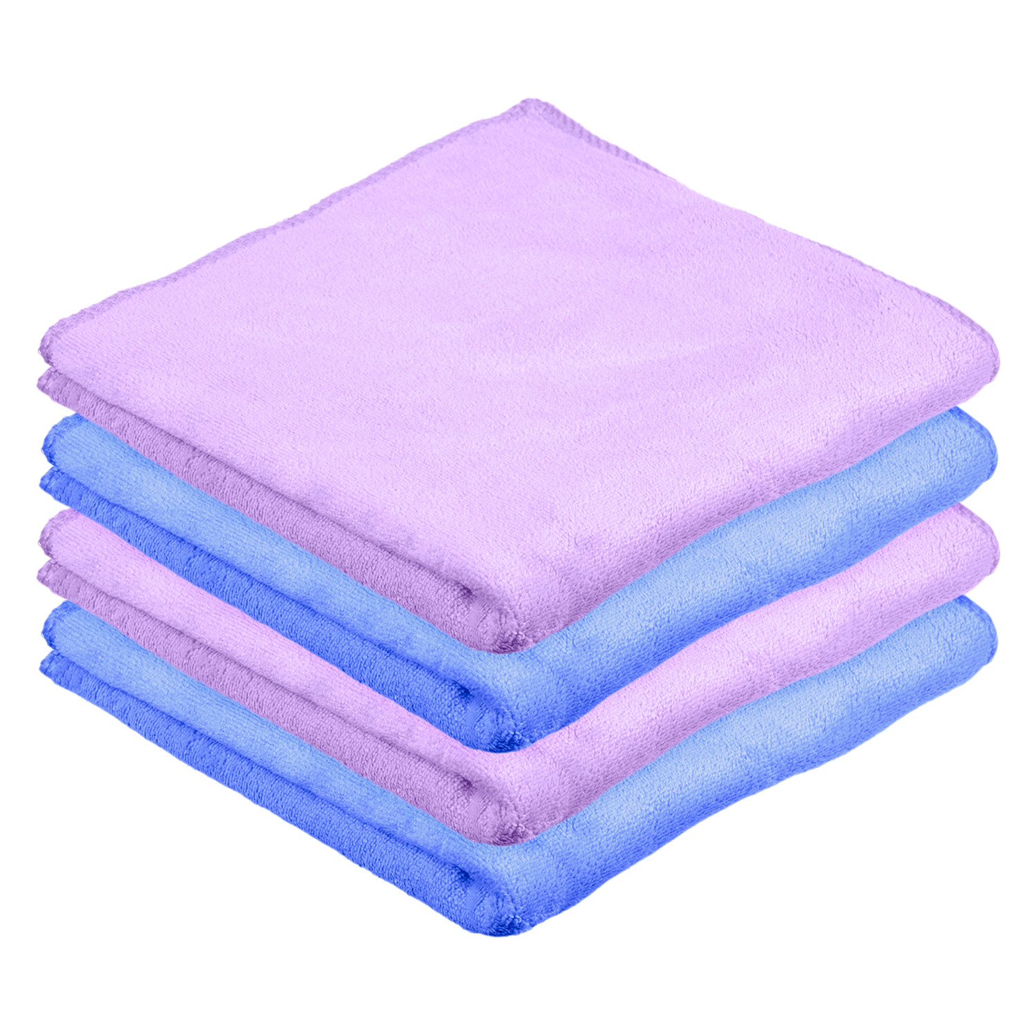 Kuber Industries Cleaning Towel | Reusable Cleaning Cloths for Kitchen | Duster Towel for Home Cleaning | 400 GSM Cleaning Cloth Towel for Car | Bike | 50x70 | Pack of 4 | Multi