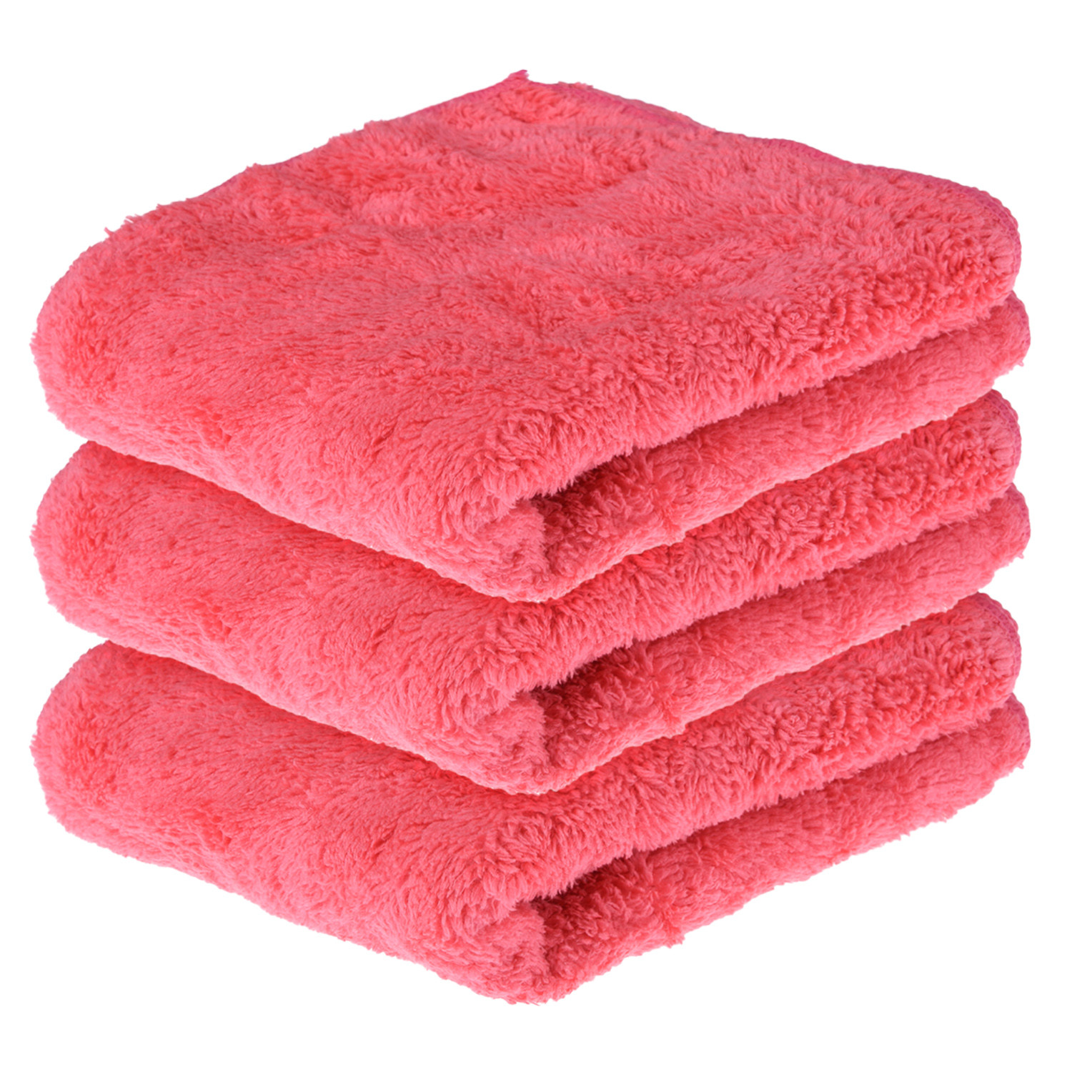Kuber Industries Cleaning Towel | Reusable Cleaning Cloths for Kitchen | Duster Towel for Home Cleaning | 350 GSM Cleaning Cloth Towel for Car | Bike | 30x60 | Dark Pink