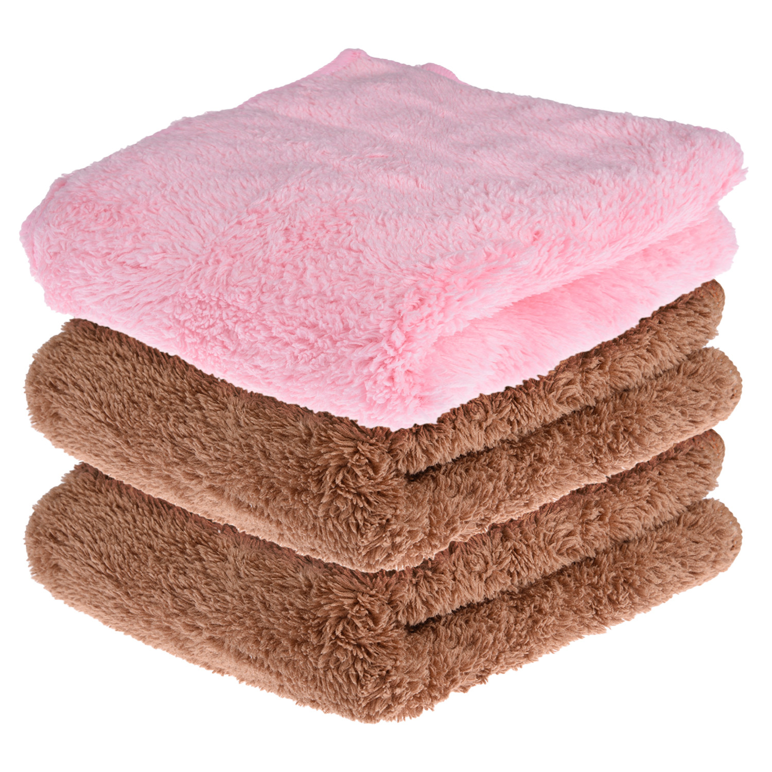 Kuber Industries Cleaning Towel | Reusable Cleaning Cloths for Kitchen | Duster Towel for Home Cleaning | 350 GSM Cleaning Cloth Towel for Car | Bike | 30x60 | Pack of 3 | Multi