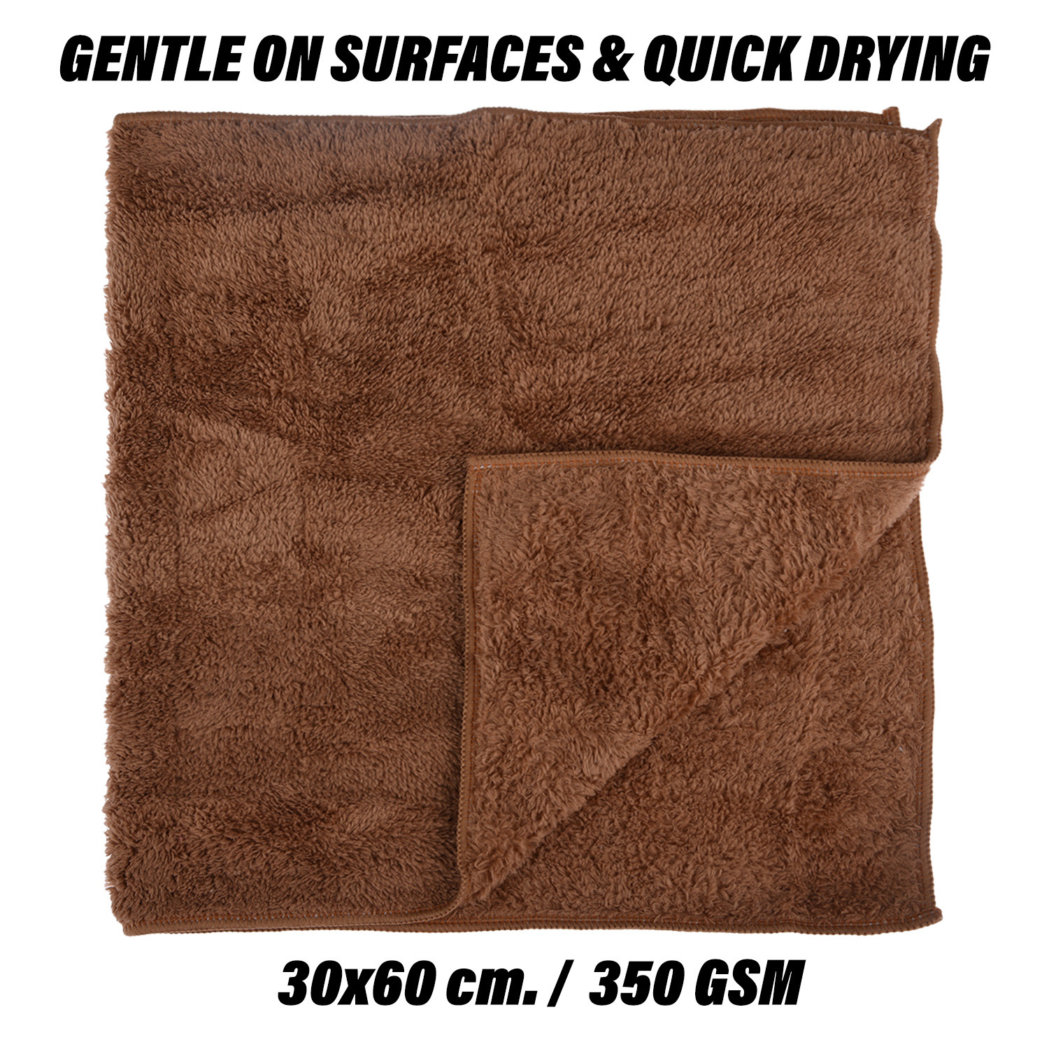 Kuber Industries Cleaning Towel | Reusable Cleaning Cloths for Kitchen | Duster Towel for Home Cleaning | 350 GSM Cleaning Cloth Towel for Car | Bike | 30x60 | Pack of 3 | Multi