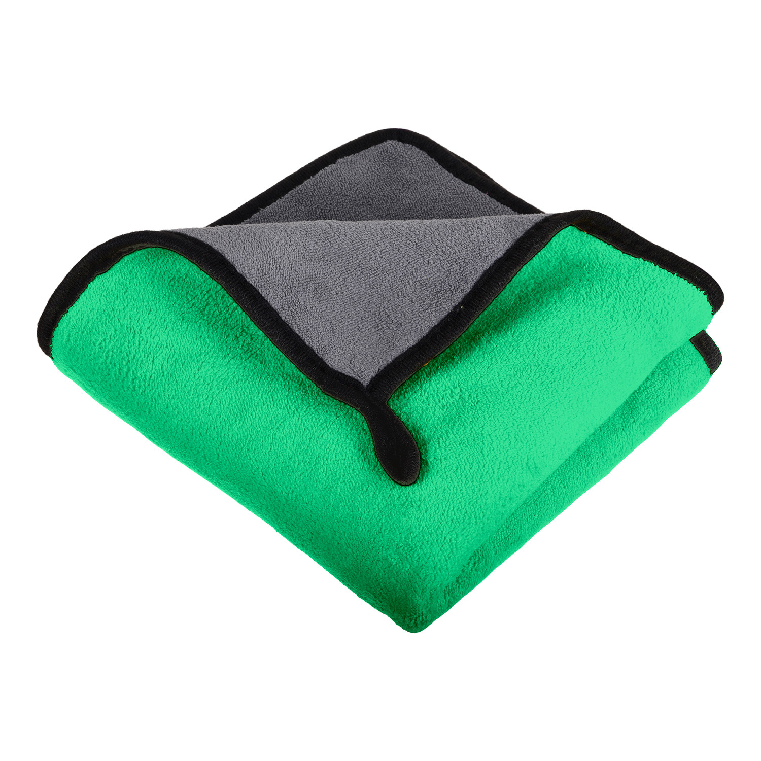 Kuber Industries Cleaning Towel | Reusable Cleaning Cloths for Kitchen | Duster Towel for Home Cleaning | 400 GSM Cleaning Cloth Towel with Hanging Loop | 40x60 | Green