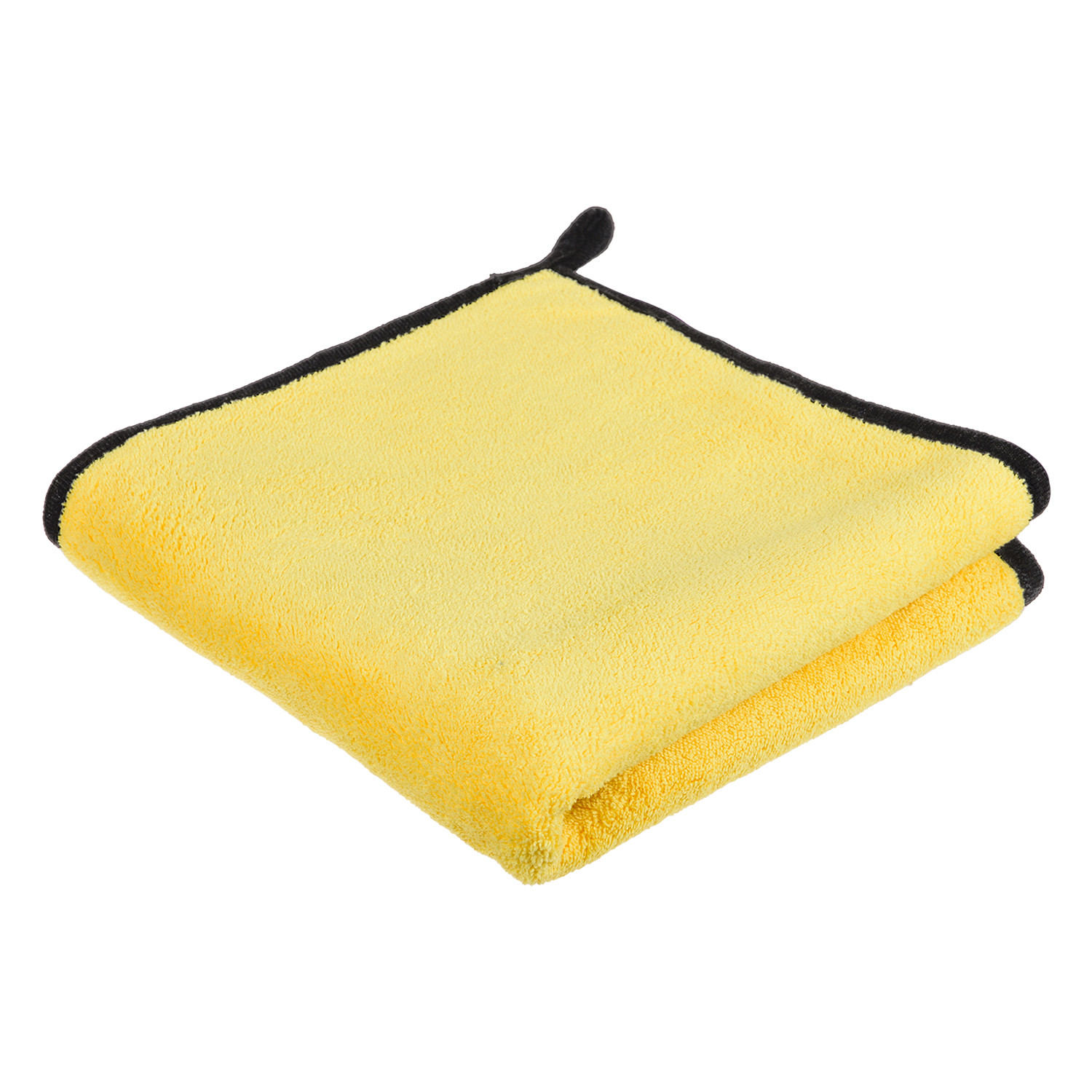 Kuber Industries Cleaning Towel | Reusable Cleaning Cloths for Kitchen | Duster Towel for Home Cleaning | 400 GSM Cleaning Cloth Towel with Hanging Loop | 40x60 | Yellow