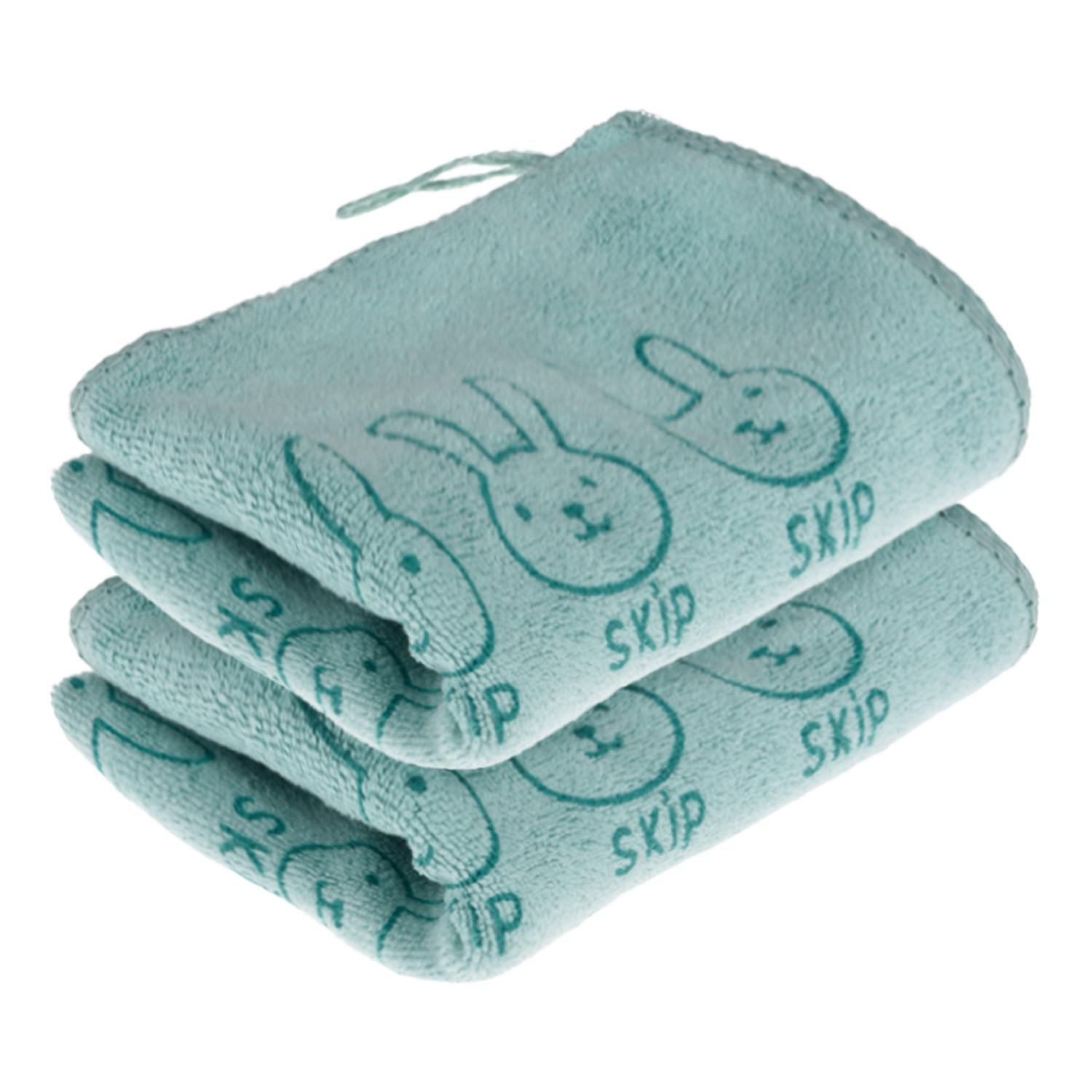 Kuber Industries Cleaning Towel | Reusable Cleaning Towel for Baby | Duster Towel for Home Cleaning | Skip Cleaning Cloth Towel with Hanging Loop | 30x40 |Green