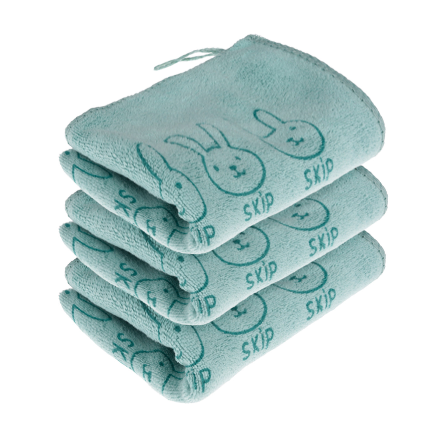 Kuber Industries Cleaning Towel | Reusable Cleaning Towel for Baby | Duster Towel for Home Cleaning | Skip Cleaning Cloth Towel with Hanging Loop | 30x40 |Green