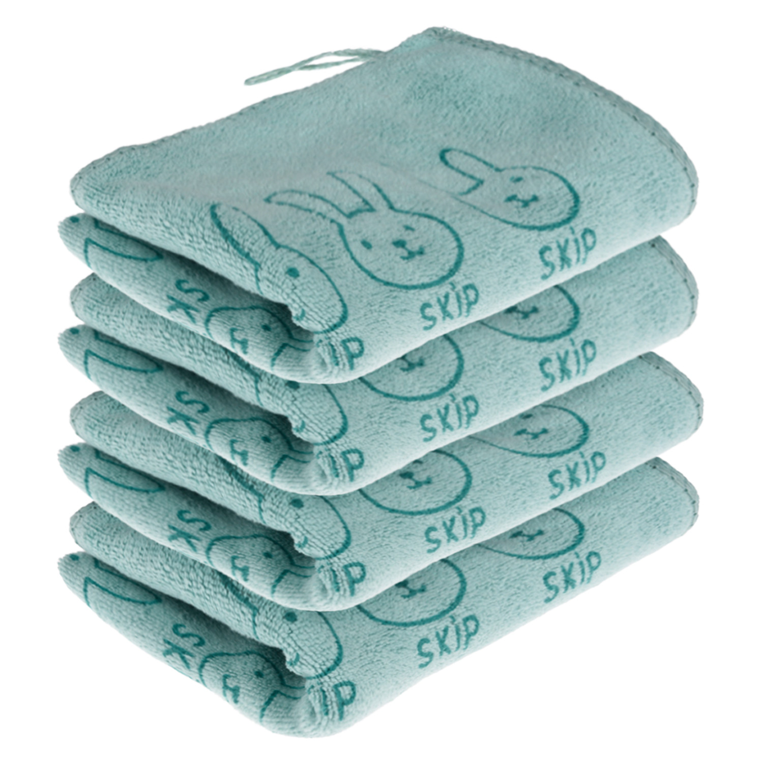 Kuber Industries Cleaning Towel | Reusable Cleaning Towel for Baby | Duster Towel for Home Cleaning | Skip Cleaning Cloth Towel with Hanging Loop | 30x40 |Green