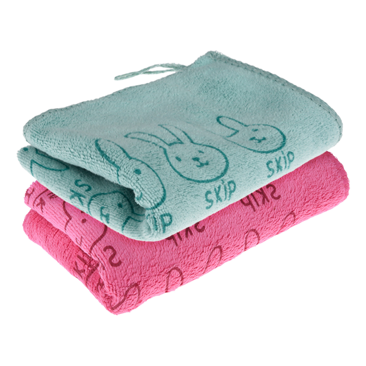 Kuber Industries Cleaning Towel | Reusable Cleaning Towel for Baby | Duster Towel for Home Cleaning | Skip Cleaning Cloth Towel with Hanging Loop | 30x40 | Pack of 2 | Multi
