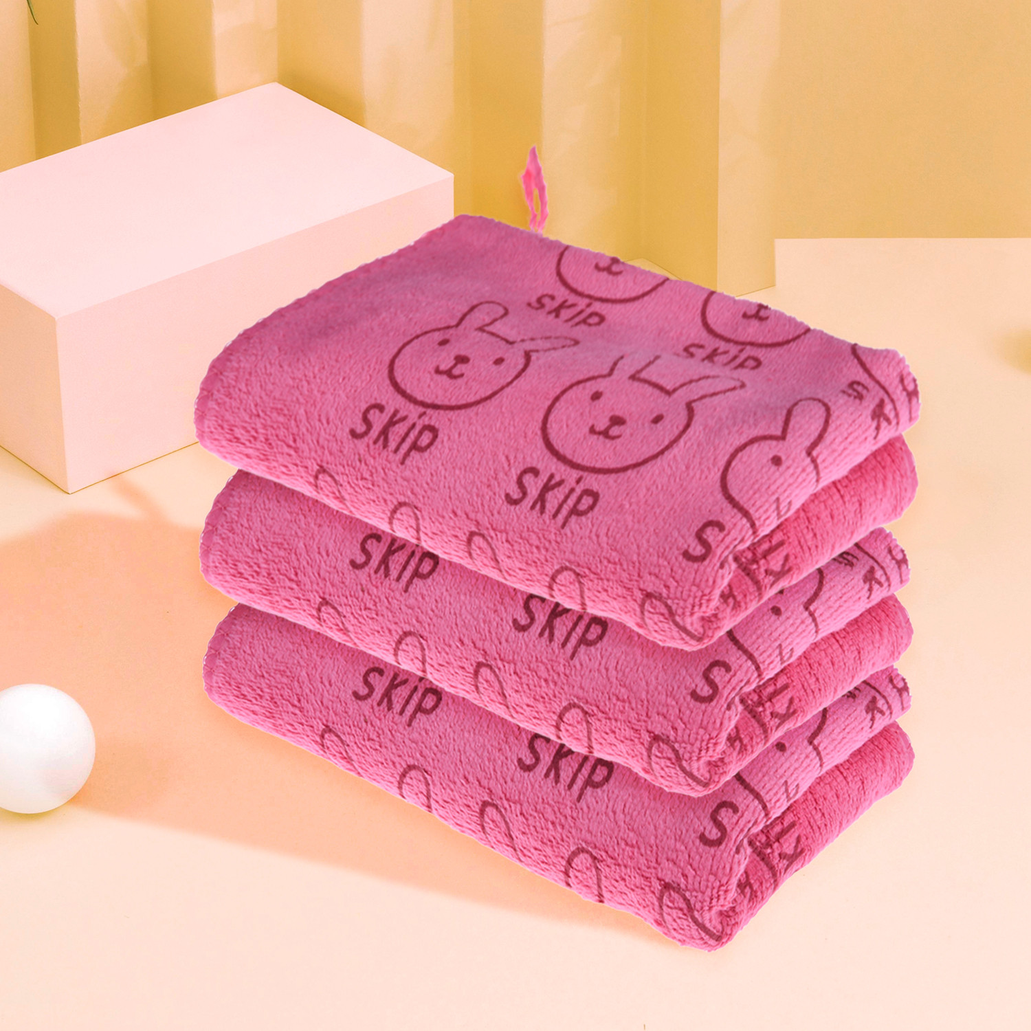 Kuber Industries Cleaning Towel | Reusable Cleaning Towel for Baby | Duster Towel for Home Cleaning | Skip Cleaning Cloth Towel with Hanging Loop | 30x40 | Pack of 2 | Multi