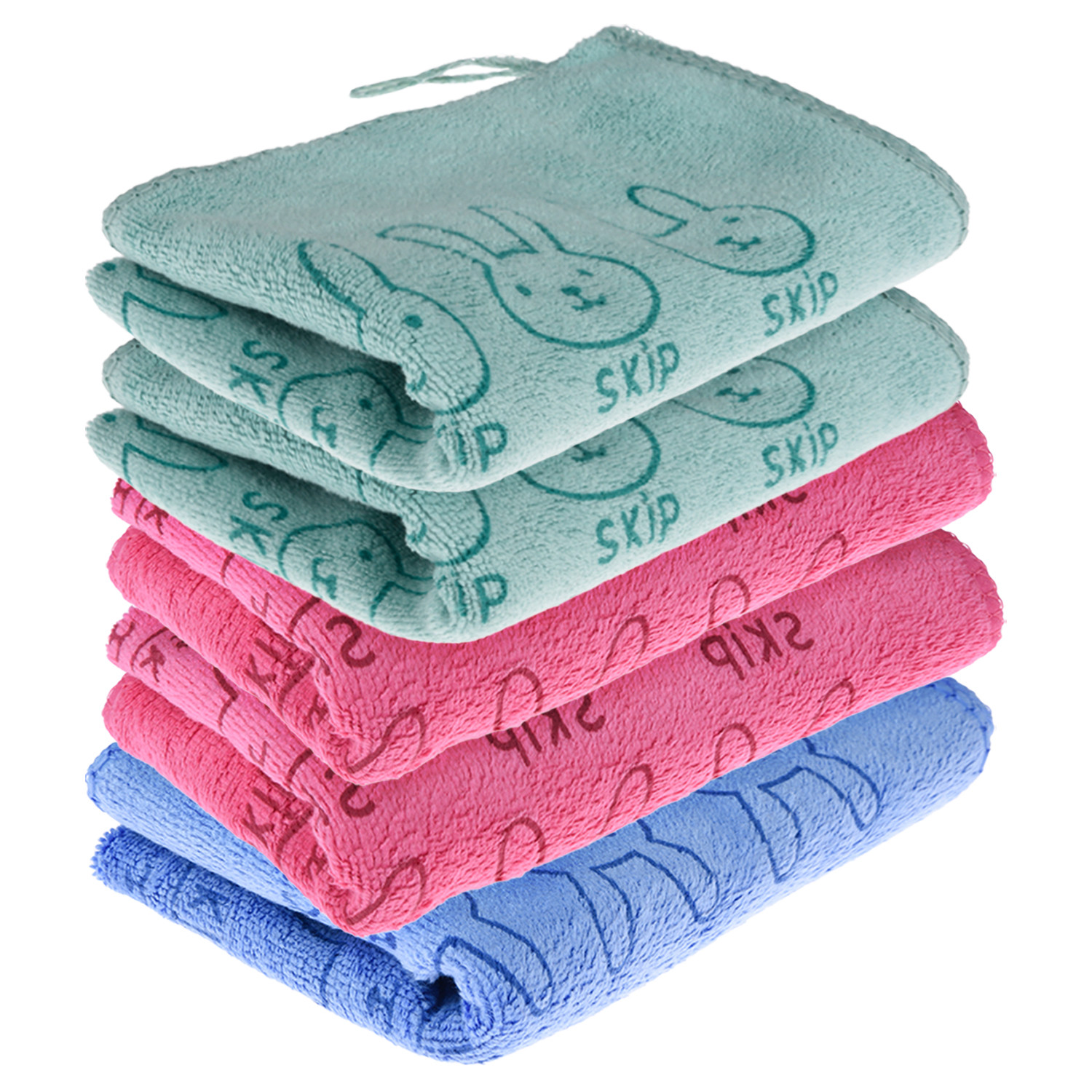 Kuber Industries Cleaning Towel | Reusable Cleaning Towel for Baby | Duster Towel for Home Cleaning | Skip Cleaning Cloth Towel with Hanging Loop | 30x40 | Pack of 5 | Multi