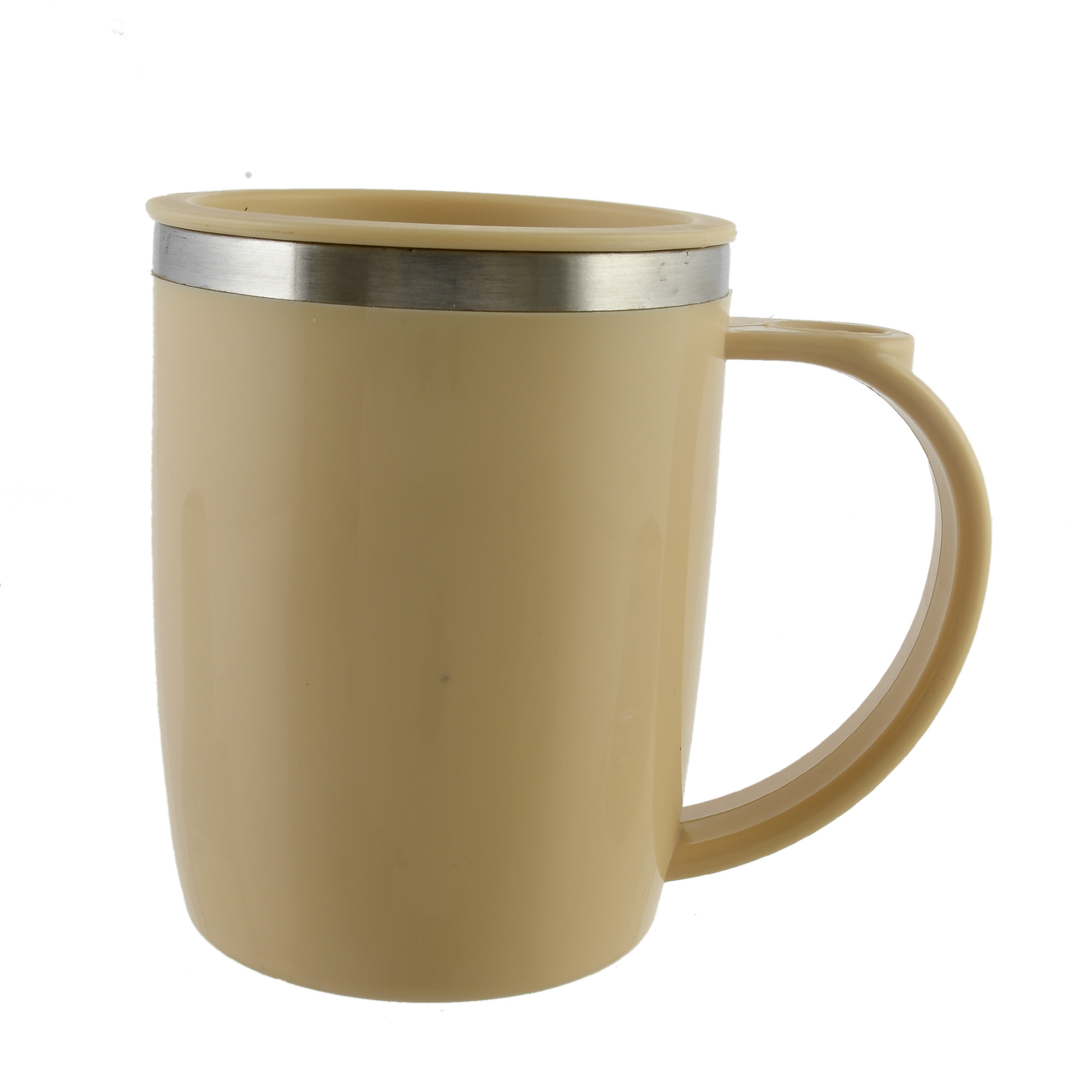 Kuber Industries Coffee House Unicorn Tea Coffee Time Unbreakable hot Insulated Double Wall Stainless Steel Travel Mug With Sipper Lid (Cream)