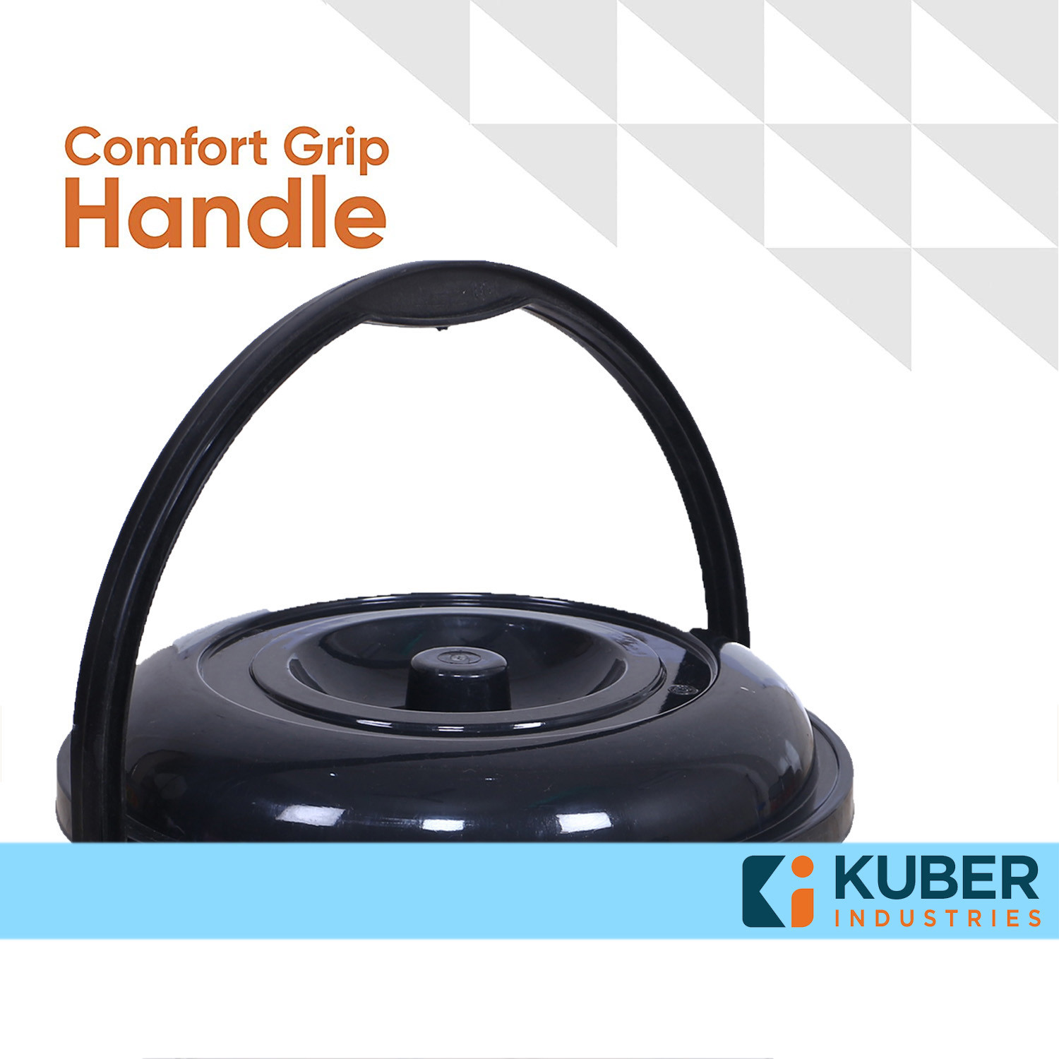 Kuber Industries Colorful Homeware Bucket|Unbreakable Plastic Bucket|Transparent Bucket with Lid & Handle for Bathroom,Home Use,13 Litre (Black)