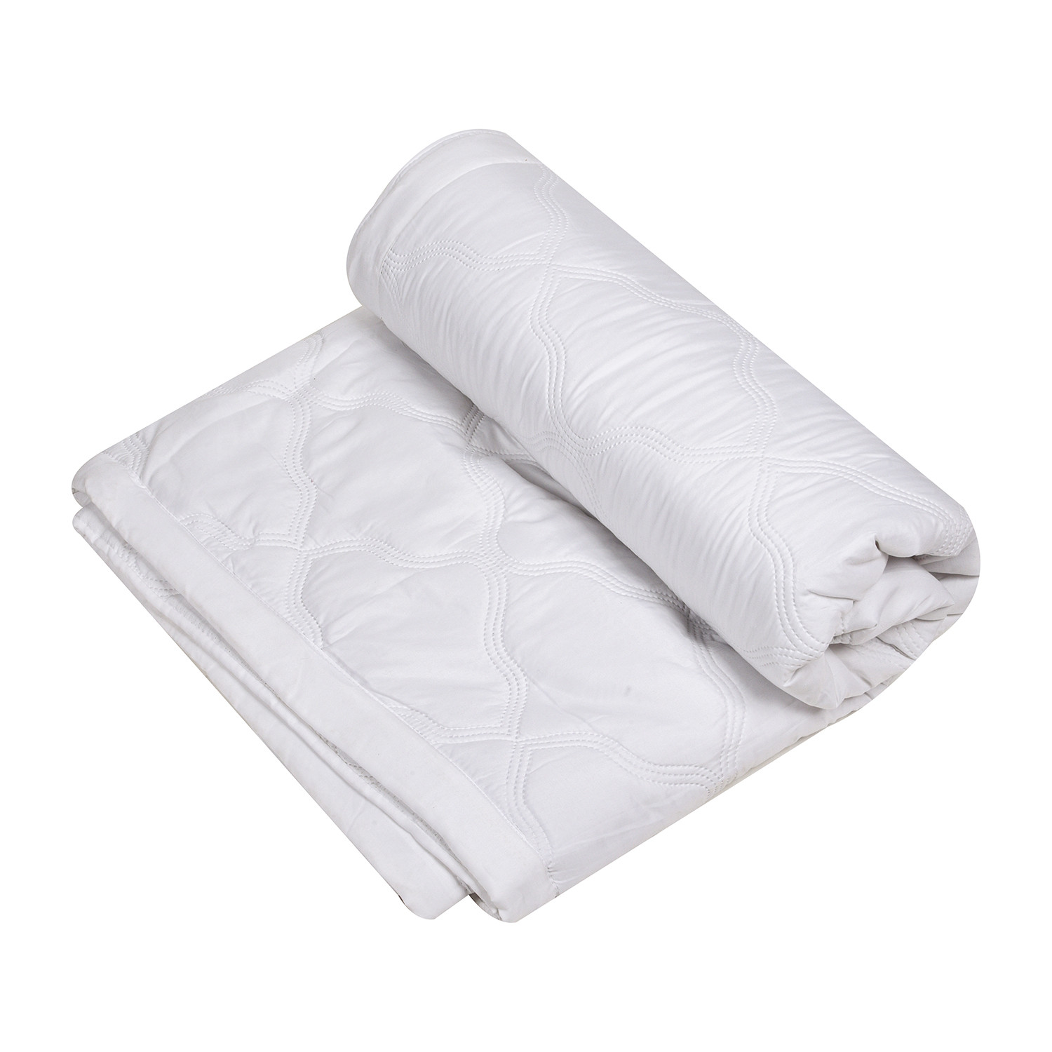 Kuber Industries Comforter | Microfiber Blanket for Summer | Blanket for Winter | Quilted Blanket Cover | Reversible Comforter | Blanket for Double Bed | White