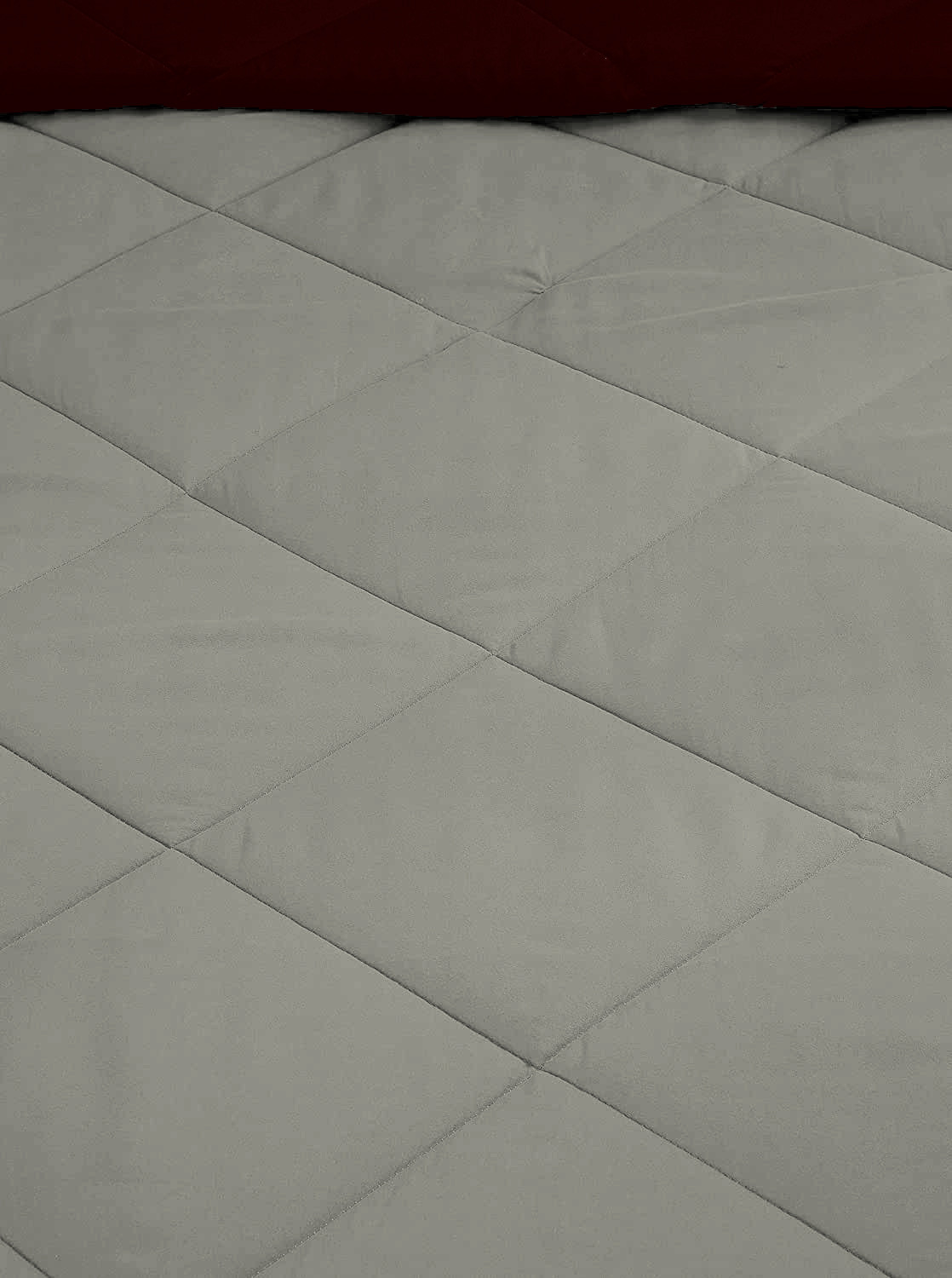 Kuber Industries Comforter for Double Bed|Microfiber Winter Comforter for Double Bed|220 GSM Reversible Comforter|AC Quilt|Dohar|Blanket |Grey & Black