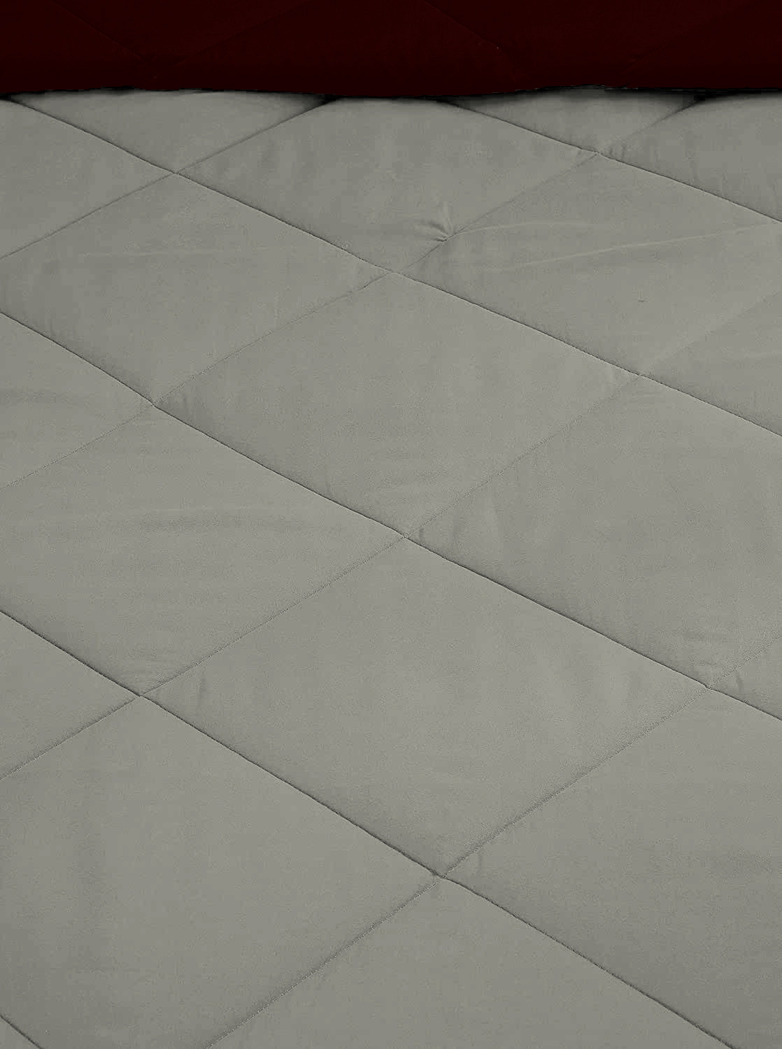 Kuber Industries Comforter for Double Bed|Microfiber Winter Comforter for Double Bed|220 GSM Reversible Comforter|AC Quilt|Dohar|Blanket |Grey & Black