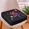 Comfy Back Rest for Chair | Soft Sitting Cushion Pillow for Back &amp; Hip Support | Gaddi for Car Seat | Marvel Spiderman -Black