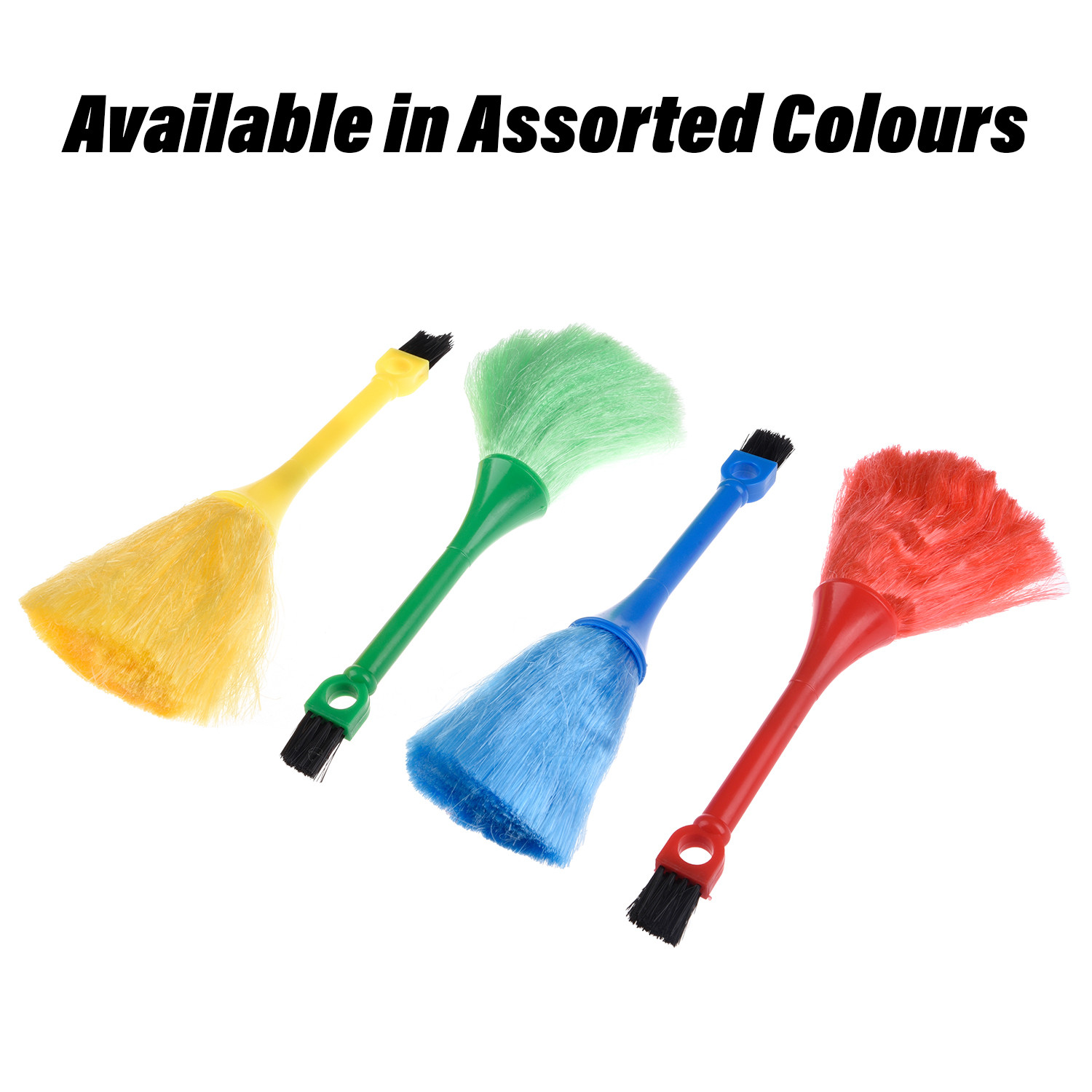 Kuber Industries Computer Brush | Computer Keyboard Brush | Kitchen Duster | Laptop Keyboard Brush | Computer Dual Brush | Cleaning Tool for Computer |Multicolor