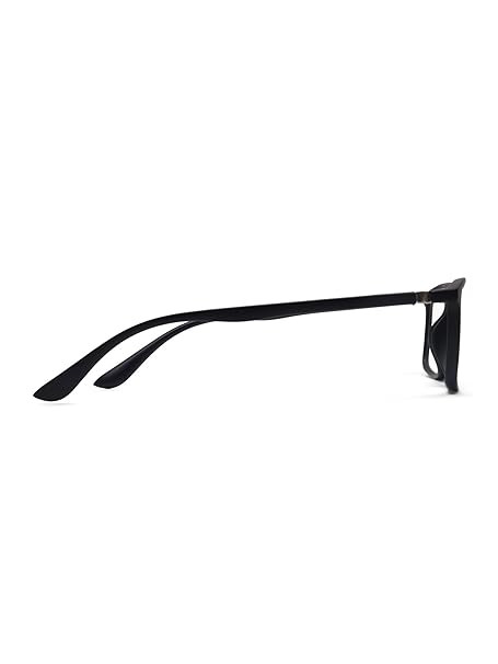 Kuber Industries Computer Glasses | Square Blue Cut Glasses | Eye Protection Glasses | Reading Glasses | UV Protection Glasses | Blue Light Filter Glasses | Zero Power Glasses | Black