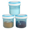 Kuber Industries Containers Set for Kitchen|BPA-Free Plastic Storage Containers Set|Kitchen Storage Containers|Grocery Containers with Spoon|SPICY 1100 ML| (Sky Blue)