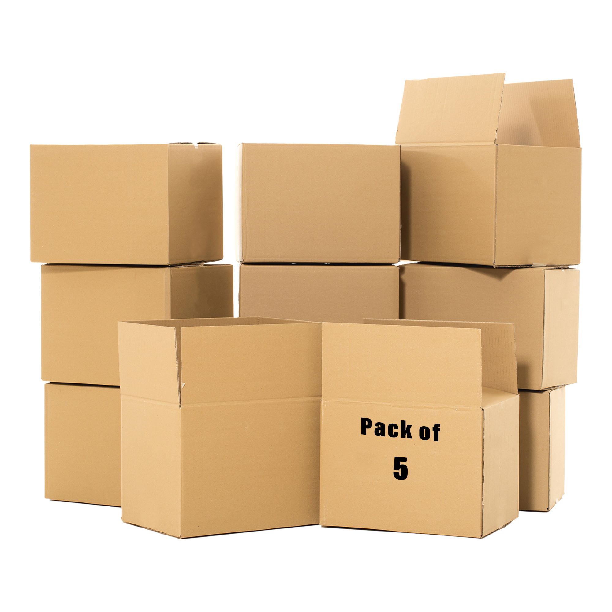 Kuber Industries Corrugated Box | 3 Ply Corrugated Packing Box | Corrugated for Shipping | Corrugated for Courier & Goods Transportation | L 23.5 x W 15.5 x H 15.5 Inch|Brown