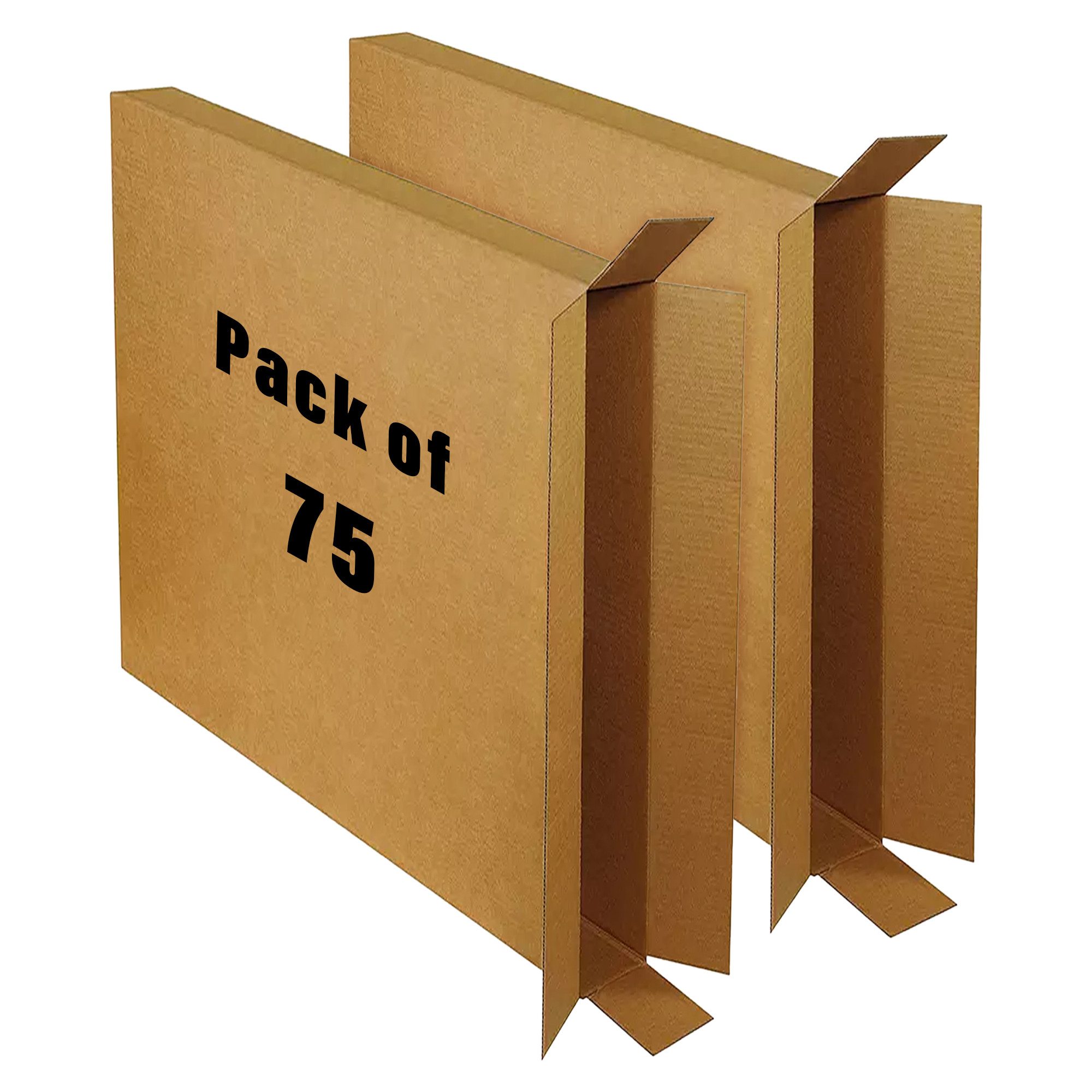 Kuber Industries Corrugated Box | 3 Ply Corrugated Packing Box | Corrugated for Shipping | Corrugated for Courier & Goods Transportation | L 13 x W 2 x H 13 Inch | Brown