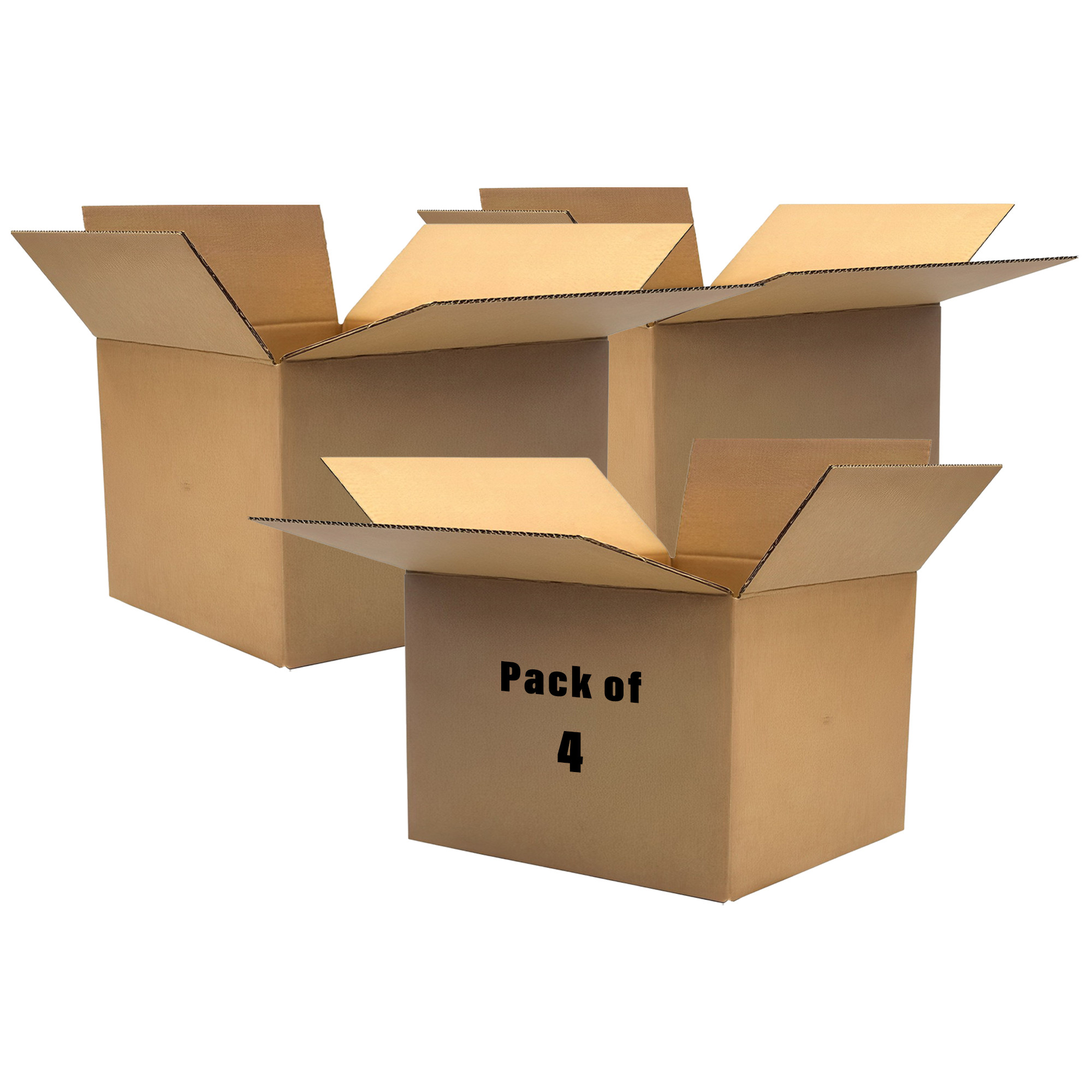 Kuber Industries Corrugated Box | 5 Ply Corrugated Packing Box | Corrugated for Shipping | Corrugated for Courier & Goods Transportation | L 30 x W 23.7 x H 19.7 Inch | Brown