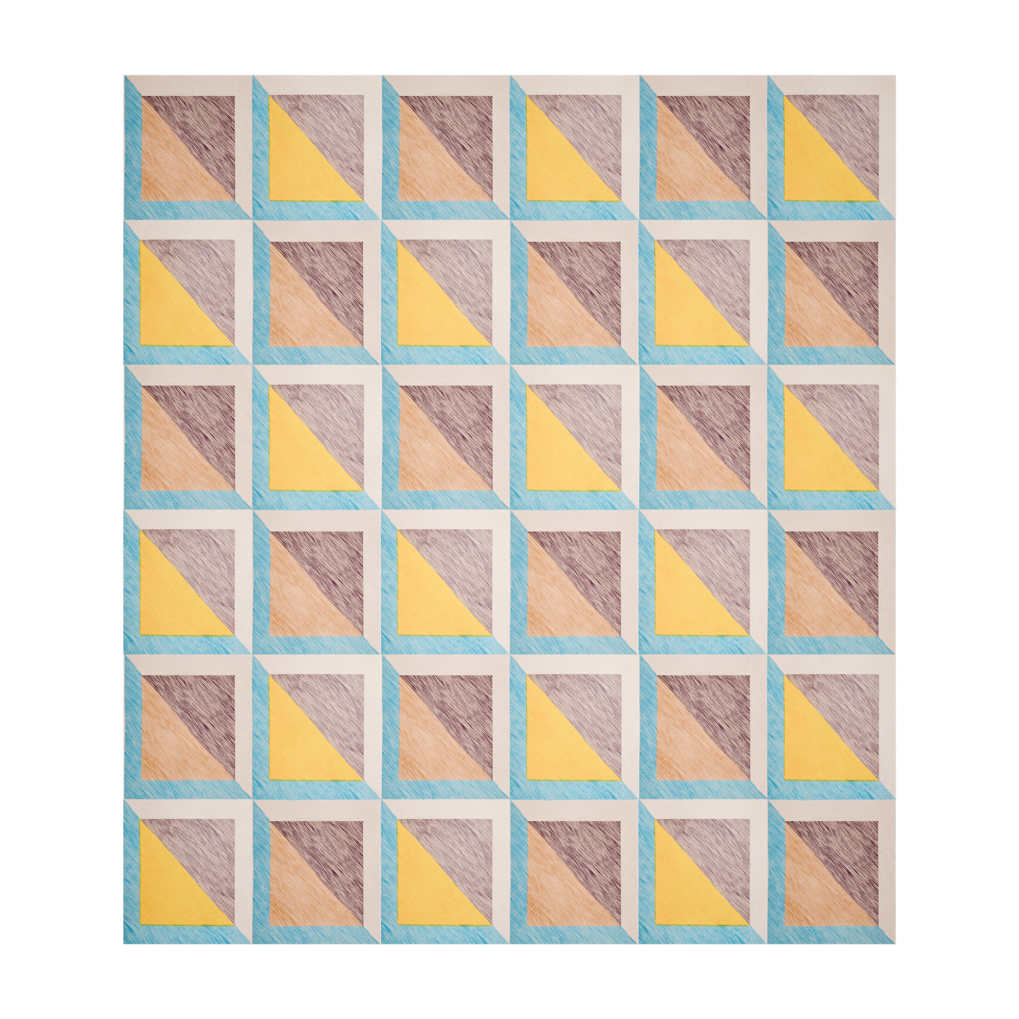 Kuber Industries Cotton 144 TC Double Bedsheet With 2 Pillow Covers  Machine Washable Soft Bedsheet For Living Room Home  Hotels  Multi Triangular Print - Yellow  Green