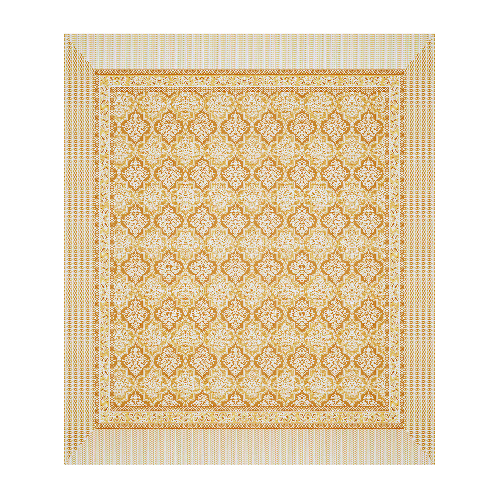 Kuber Industries Cotton 160 TC Double Bedsheet With 2 Pillow Covers  Machine Washable Soft Bedsheet For Living Room Home  Hotels  Flower Heritage - Brown