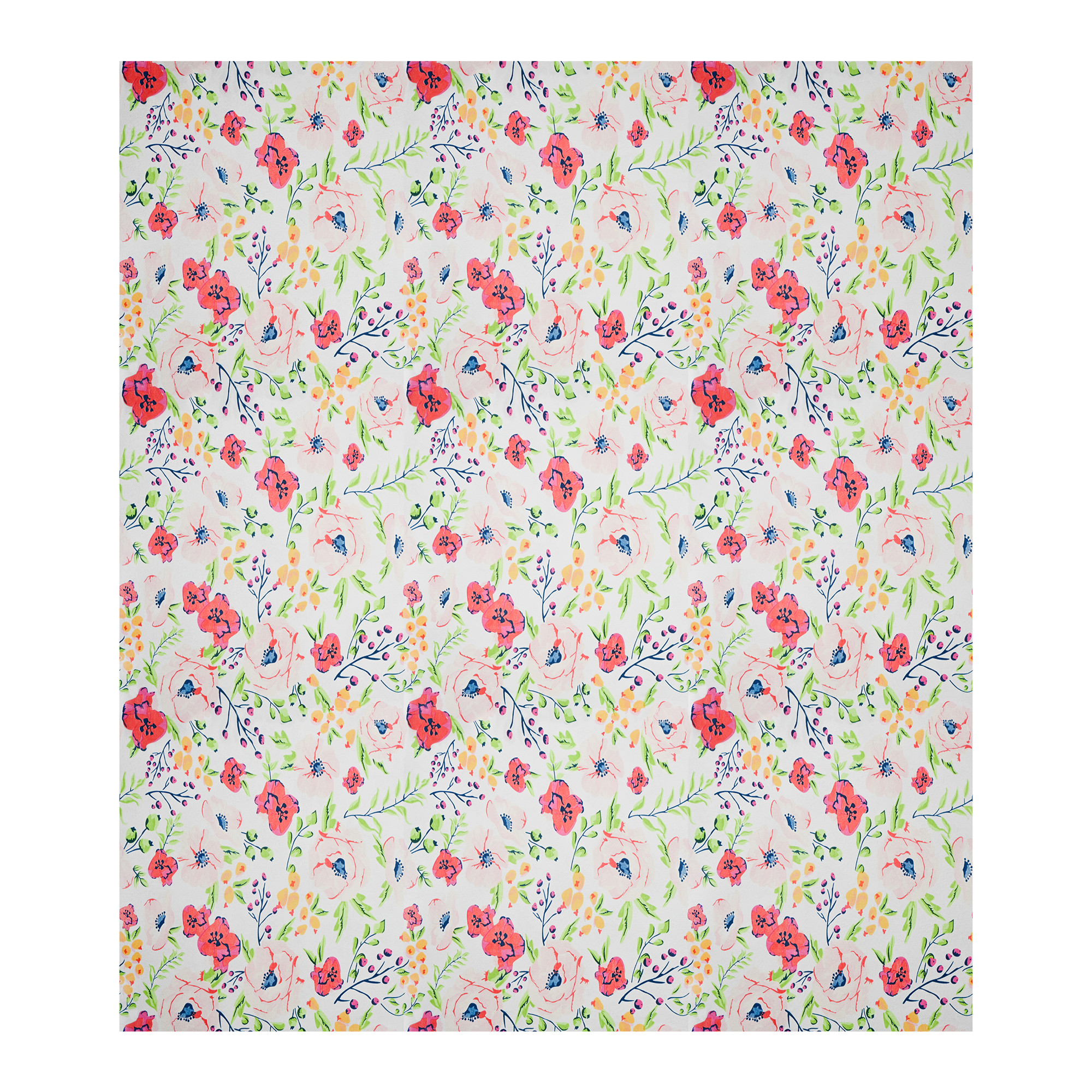 Kuber Industries Cotton 200 TC Double Bedsheet With 2 Pillow Covers  Machine Washable Soft Bedsheet For Living Room Home  Hotels  Flower Print - Pink  White