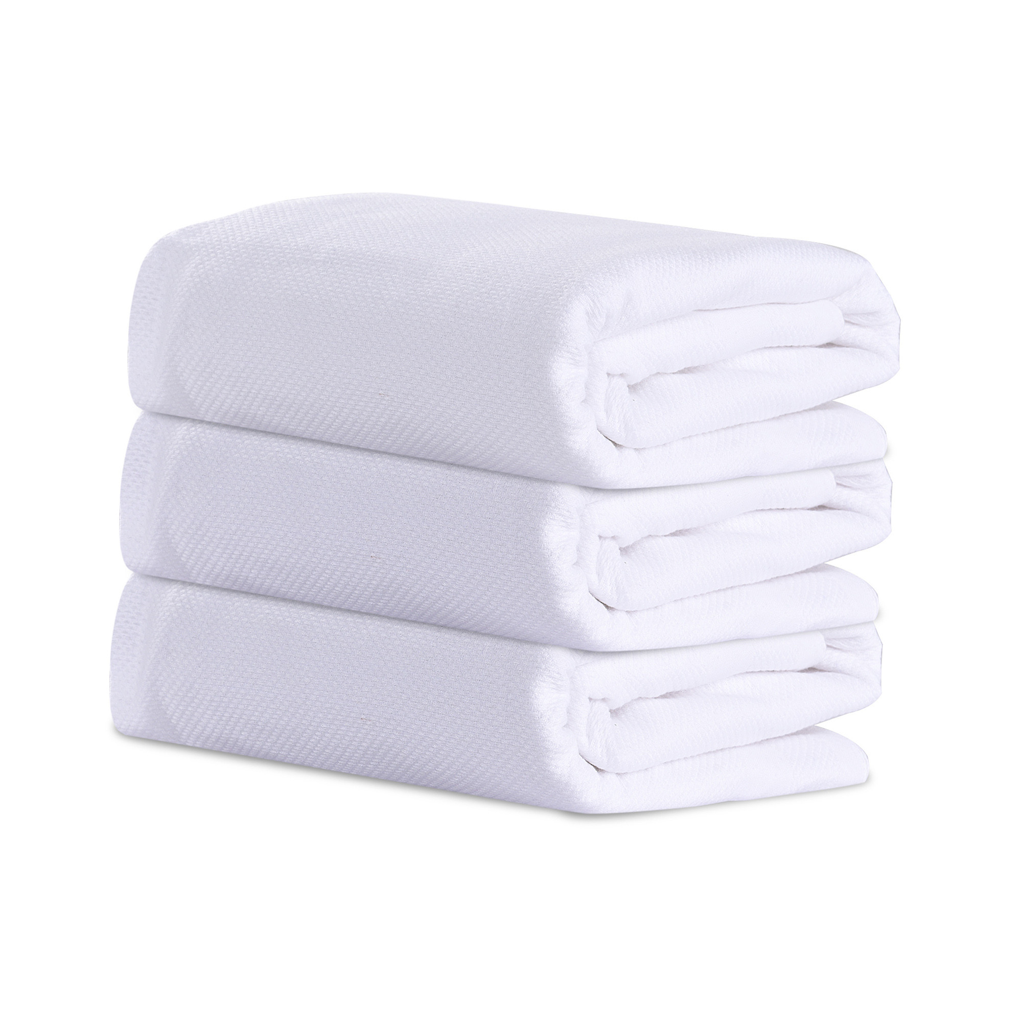 Kuber Industries Cotton Bath Towel for Women  Super Soft Swimming  Bathing Towel  30x60 Inch  Travel Cotton Towel  Gamcha  White