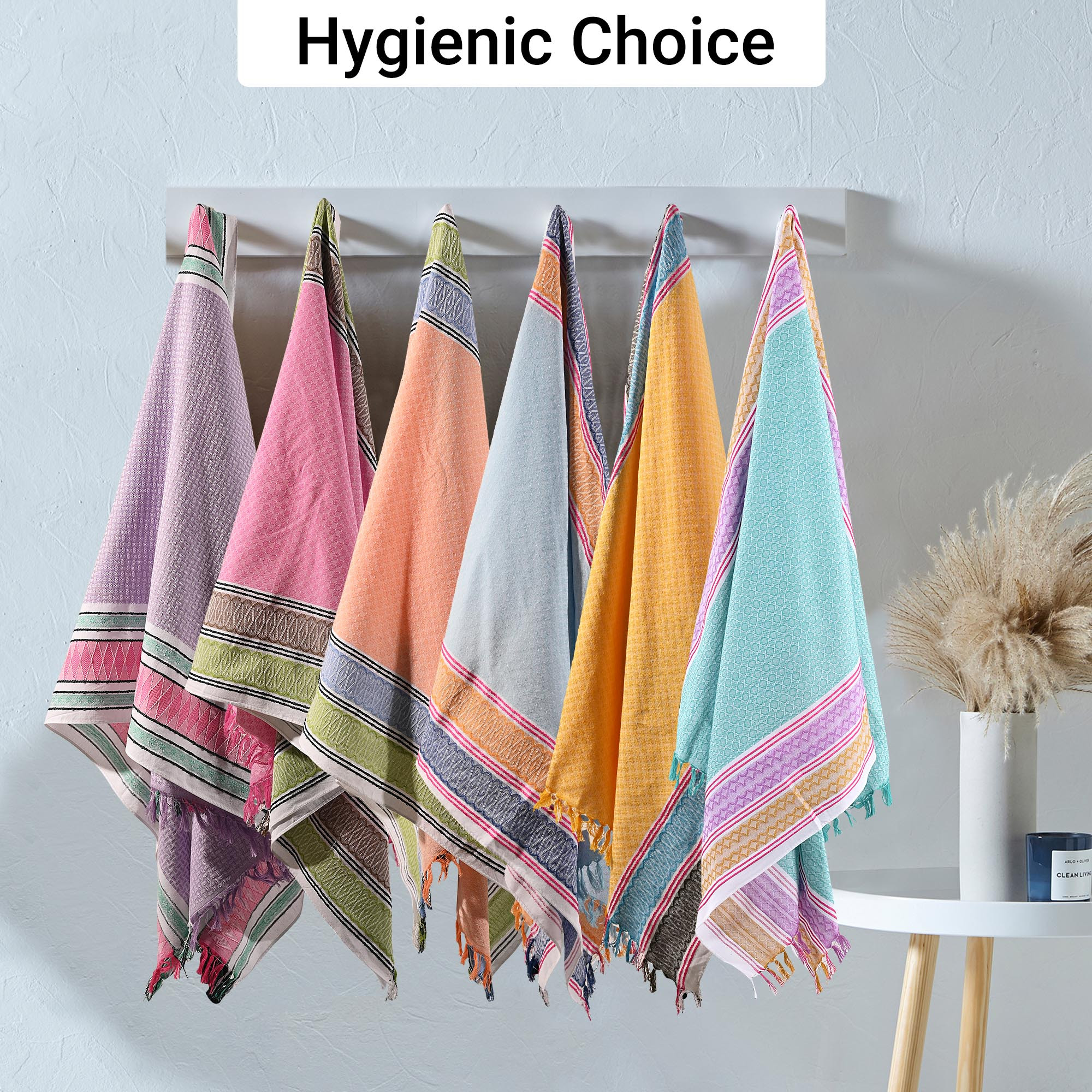 Kuber Industries Cotton Bath Towel for Women  Unisex Swimming  Bathing Towel  30x60 Inch  Travel Cotton Towel  Gamcha  Assorted