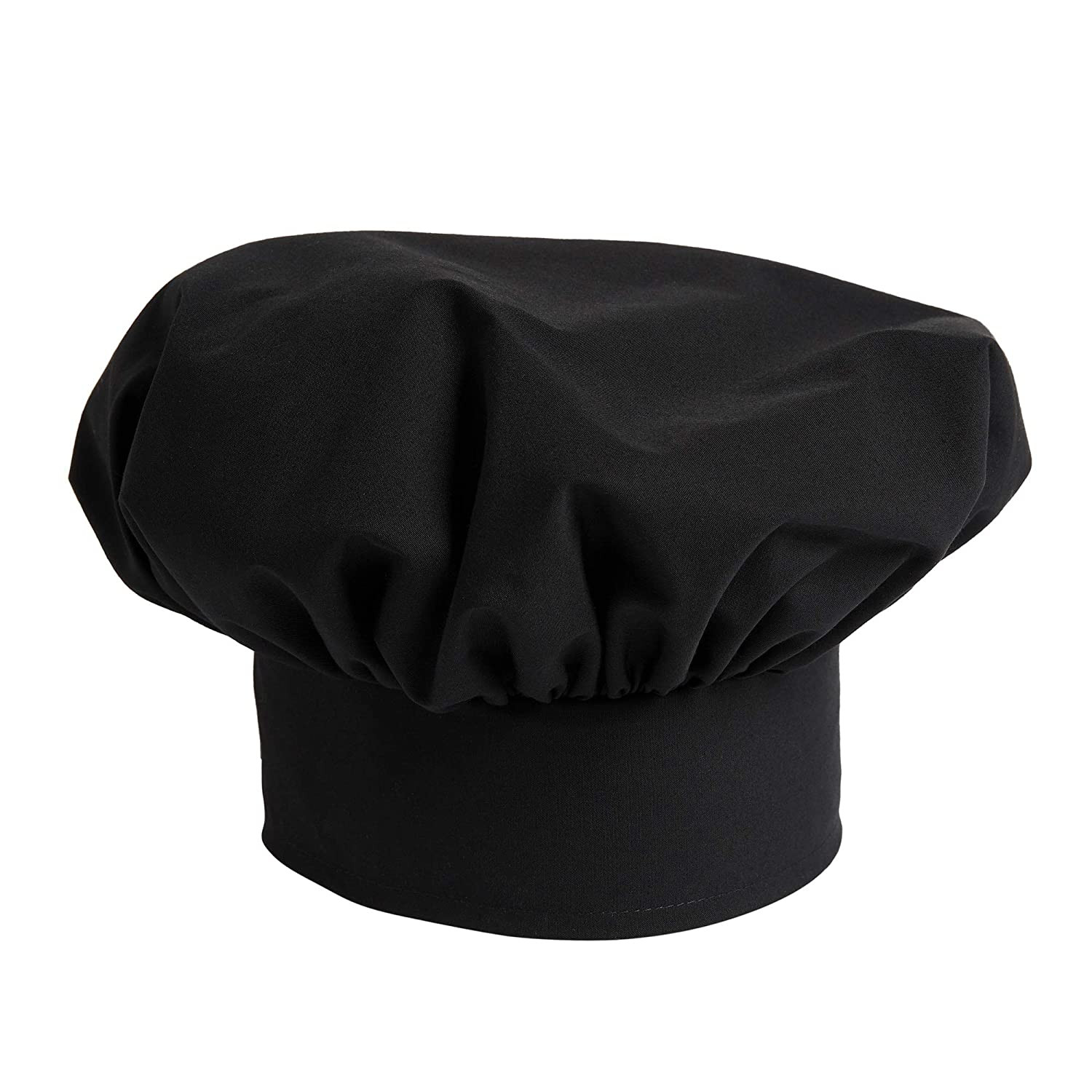 Kuber Industries Cotton Cooking Chef Cap (Black)