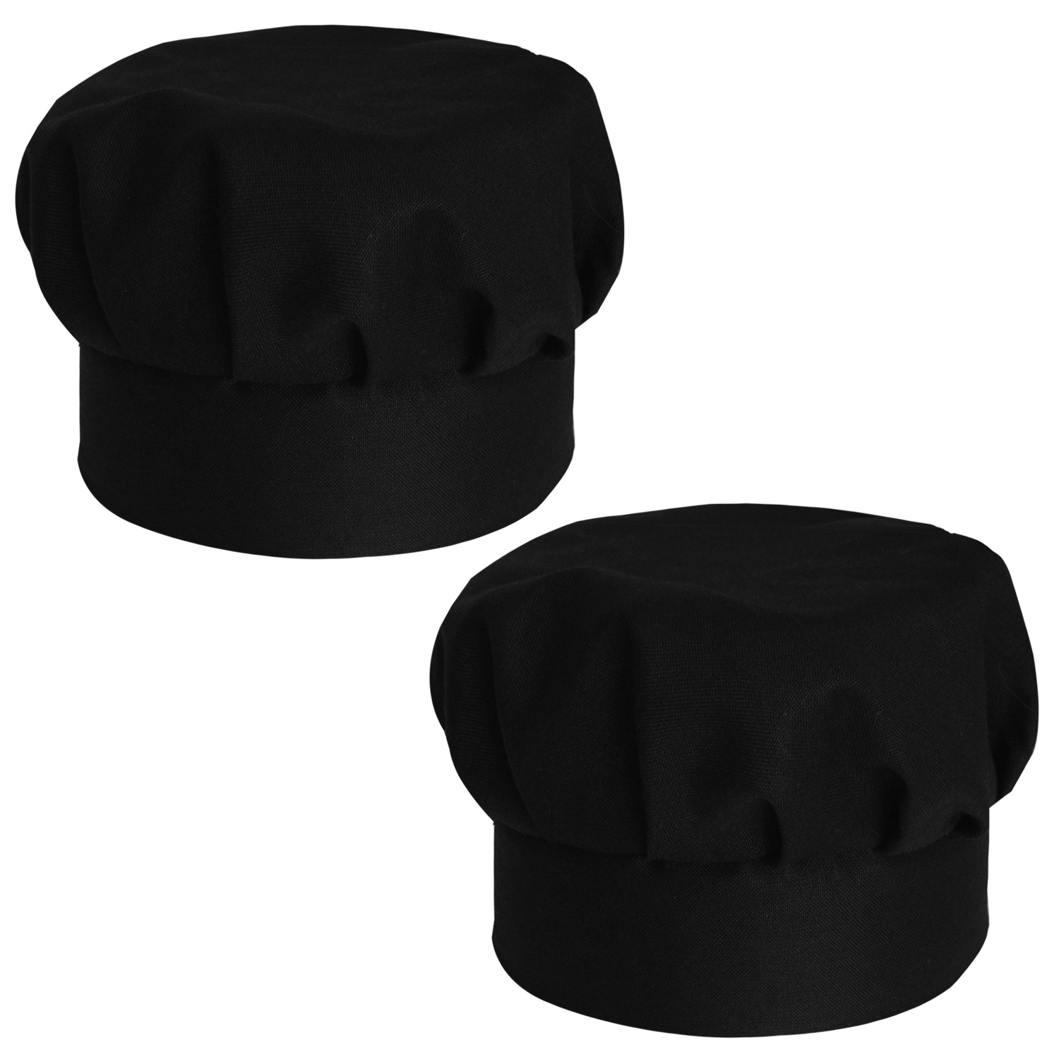 Kuber Industries Cotton Cooking Chef Cap (Black)