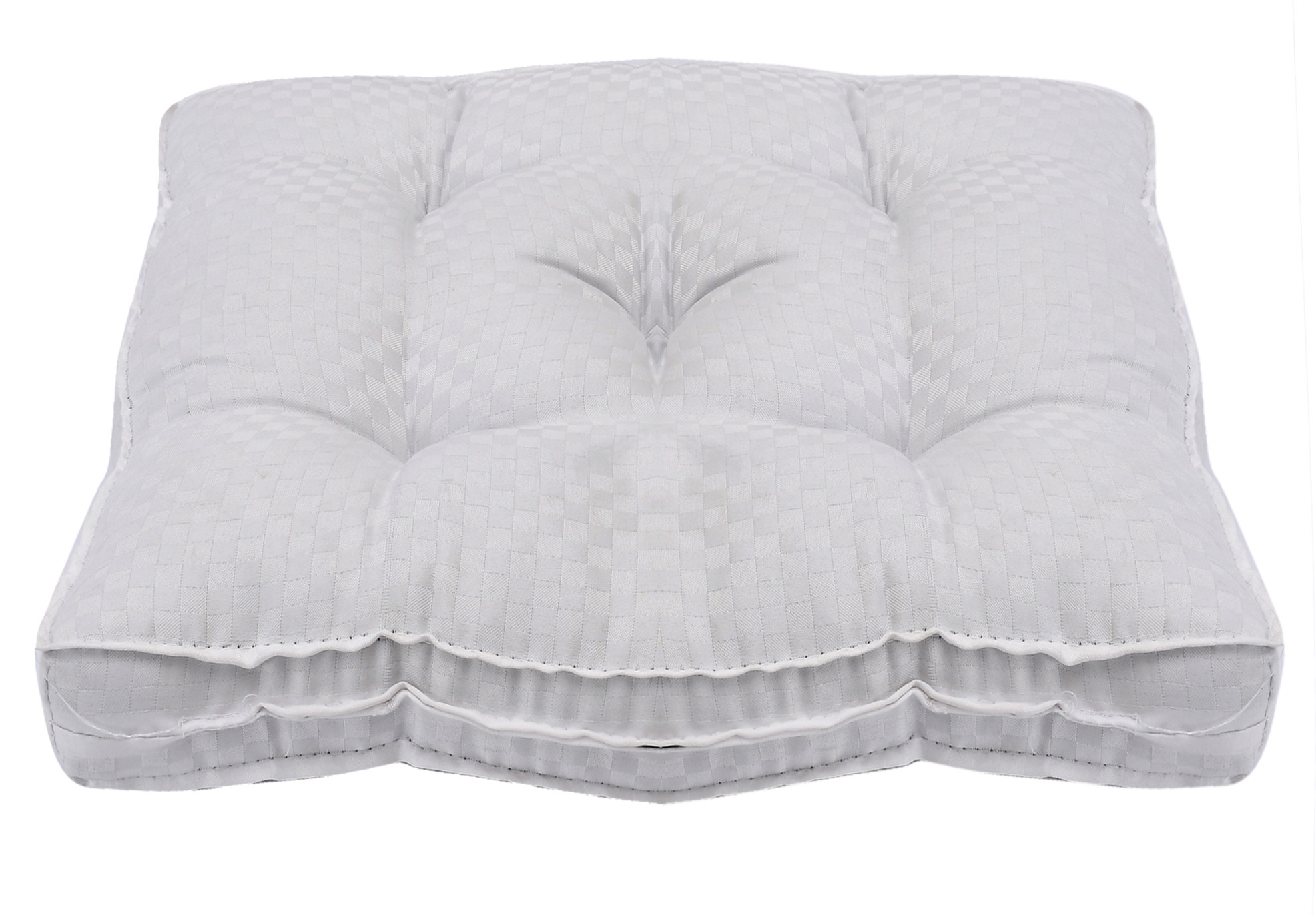 Kuber Industries Cotton Decorative Fabric Chairpad/Back Support/Seat Cushion and Handmade Quilting,14