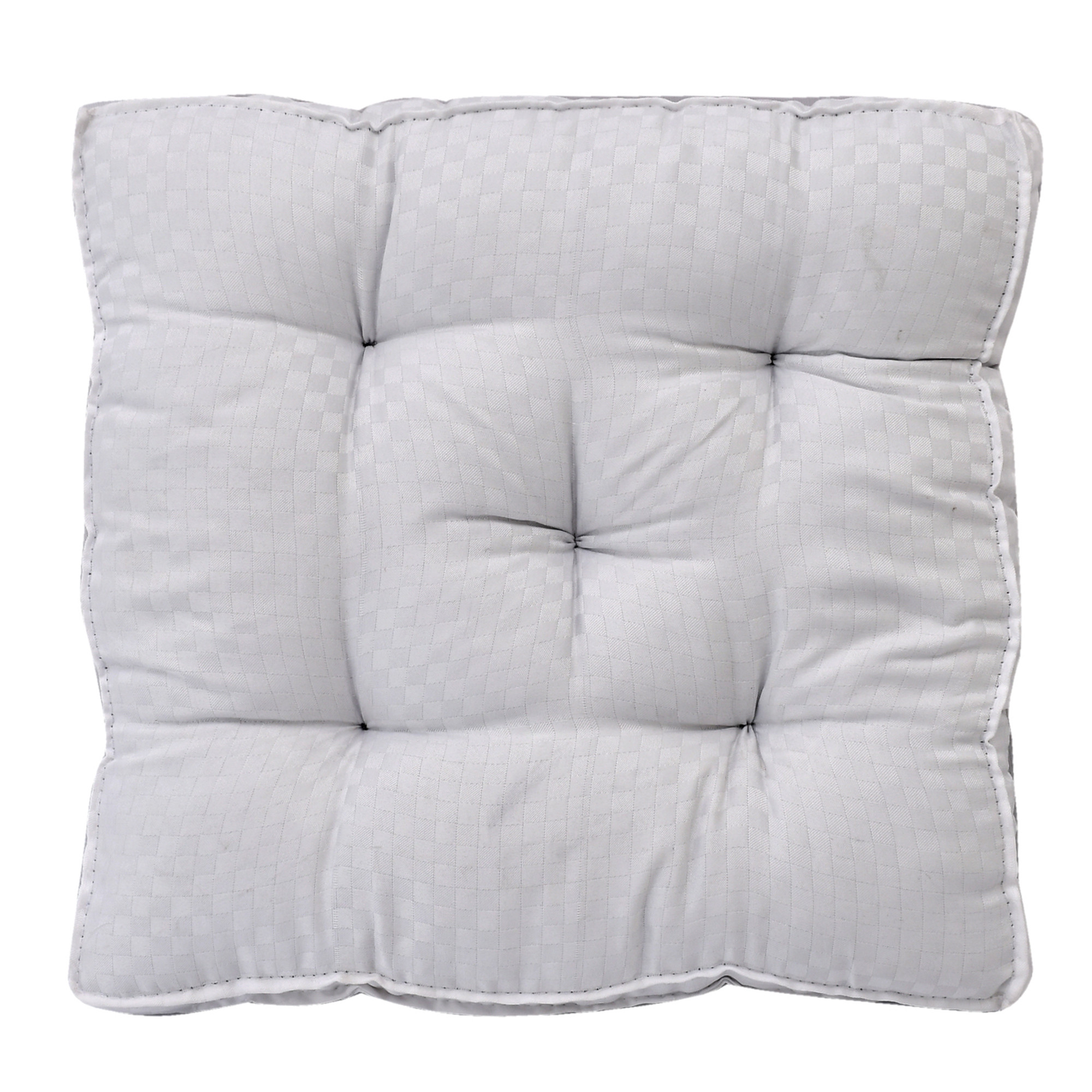 Kuber Industries Cotton Decorative Fabric Chairpad/Back Support/Seat Cushion and Handmade Quilting,14