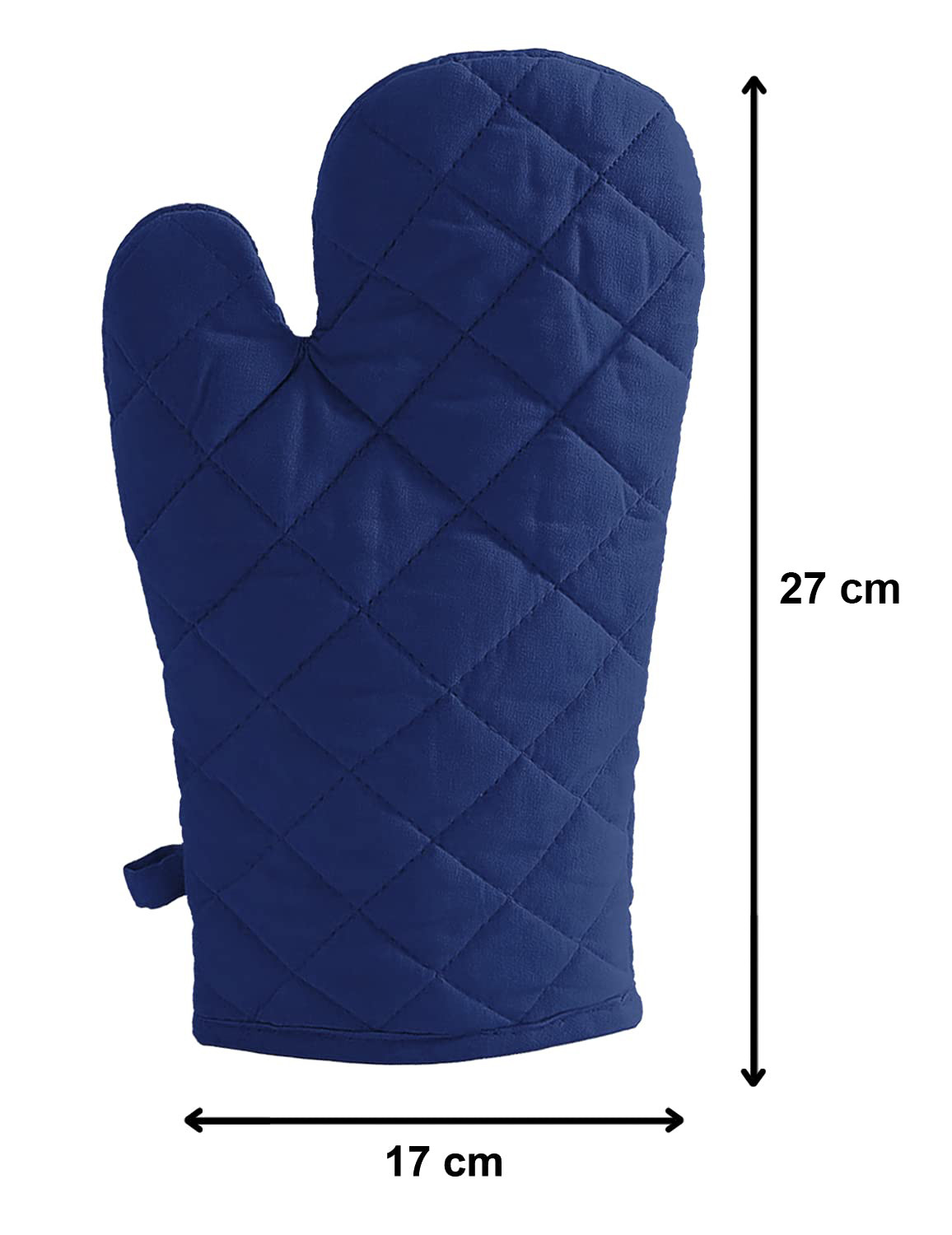 Kuber Industries Cotton Microwave Oven Gloves,(Blue)-HS43KUBMART26081